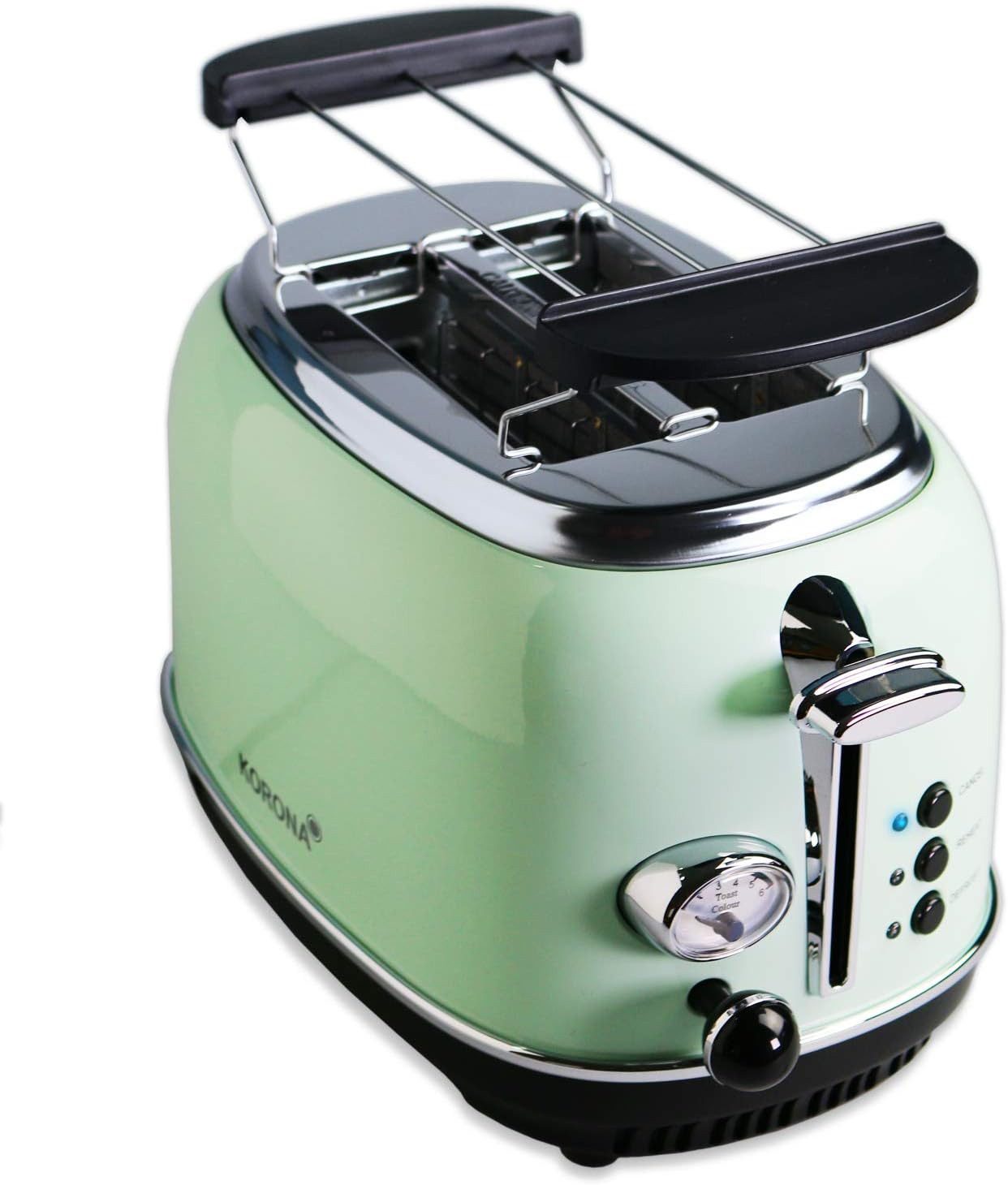 KORONA Toaster Retro Toaster 21665 Doppelschlitztoaster, 2 Schlitze, 815 W – Bild 2 von 5