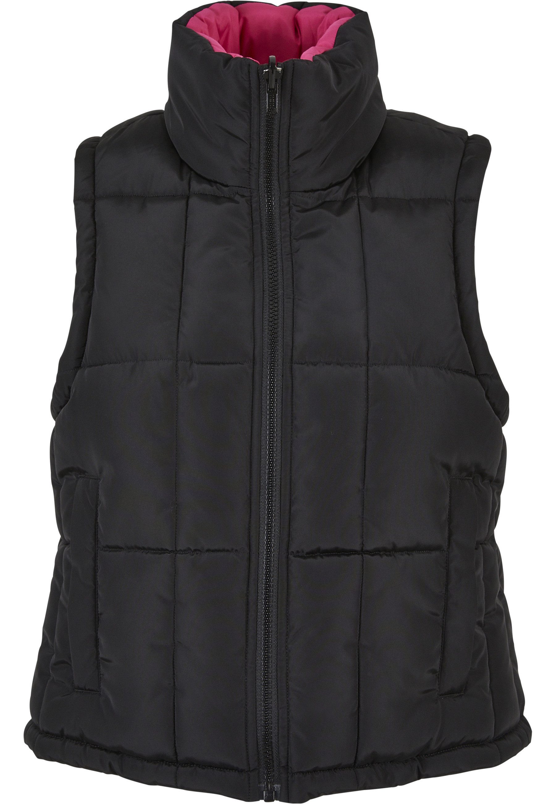 URBAN CLASSICS Steppweste Urban Classics Damen Ladies Reversible Cropped Puffer Vest