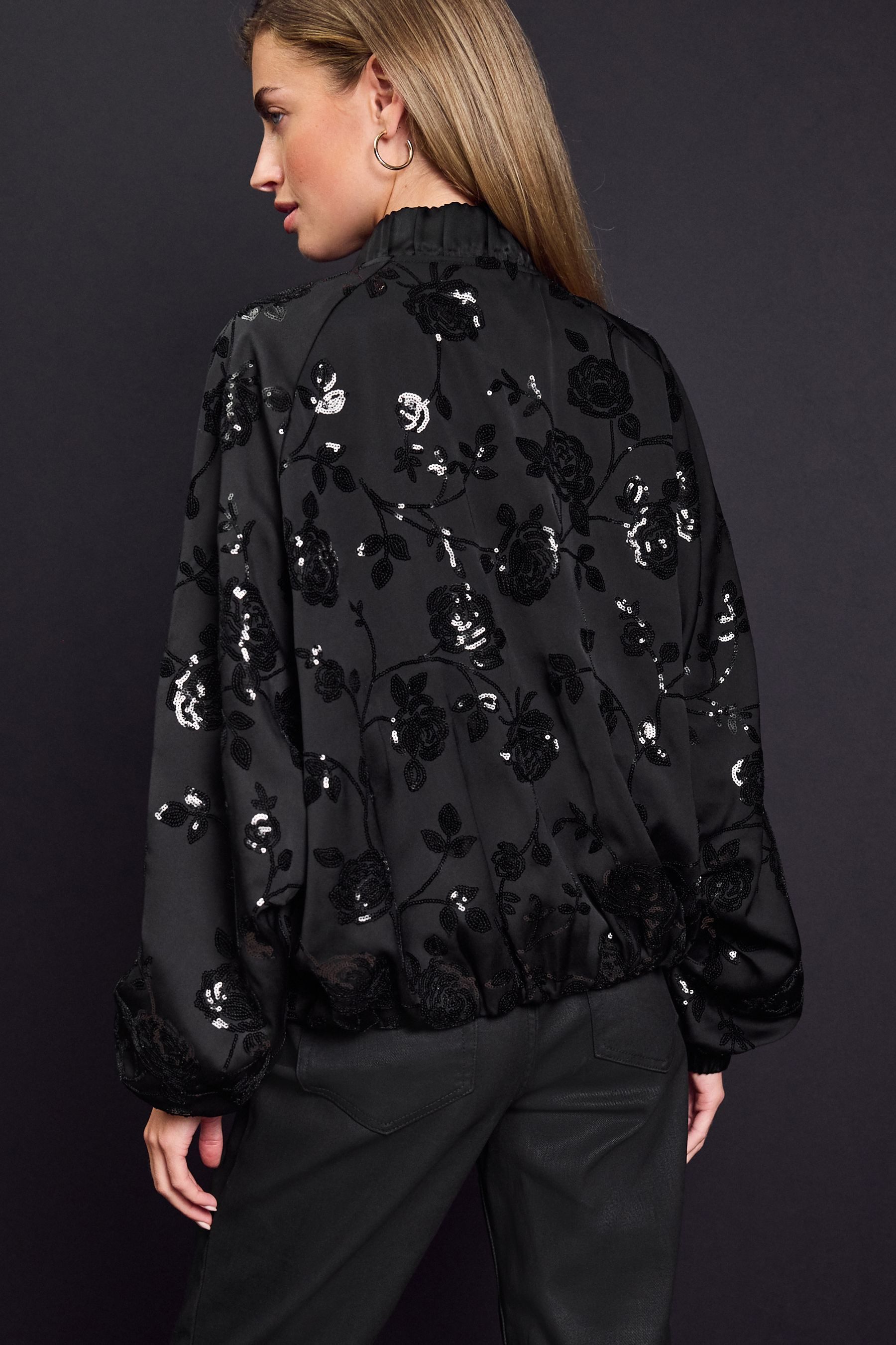Next Bomberjacke Bomberjacke mit Blumenmuster und günstig online kaufen