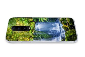 MuchoWow Handyhülle Dschungel - Wasserfall - Australien - Pflanzen - Natur, Phone Case, Handyhülle OnePlus 7 Pro, Silikon, Schutzhülle