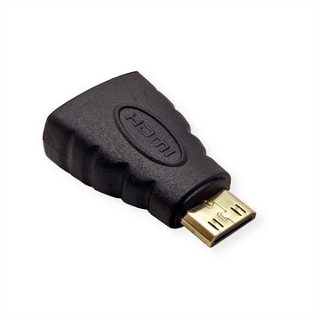 VALUE HDMI Adapter HDMI - HDMI Mini, BU/ST Audio- & Video-Adapter HDMI Typ C (Mini) Männlich (Stecker) zu HDMI Typ A Weiblich (Buchse)