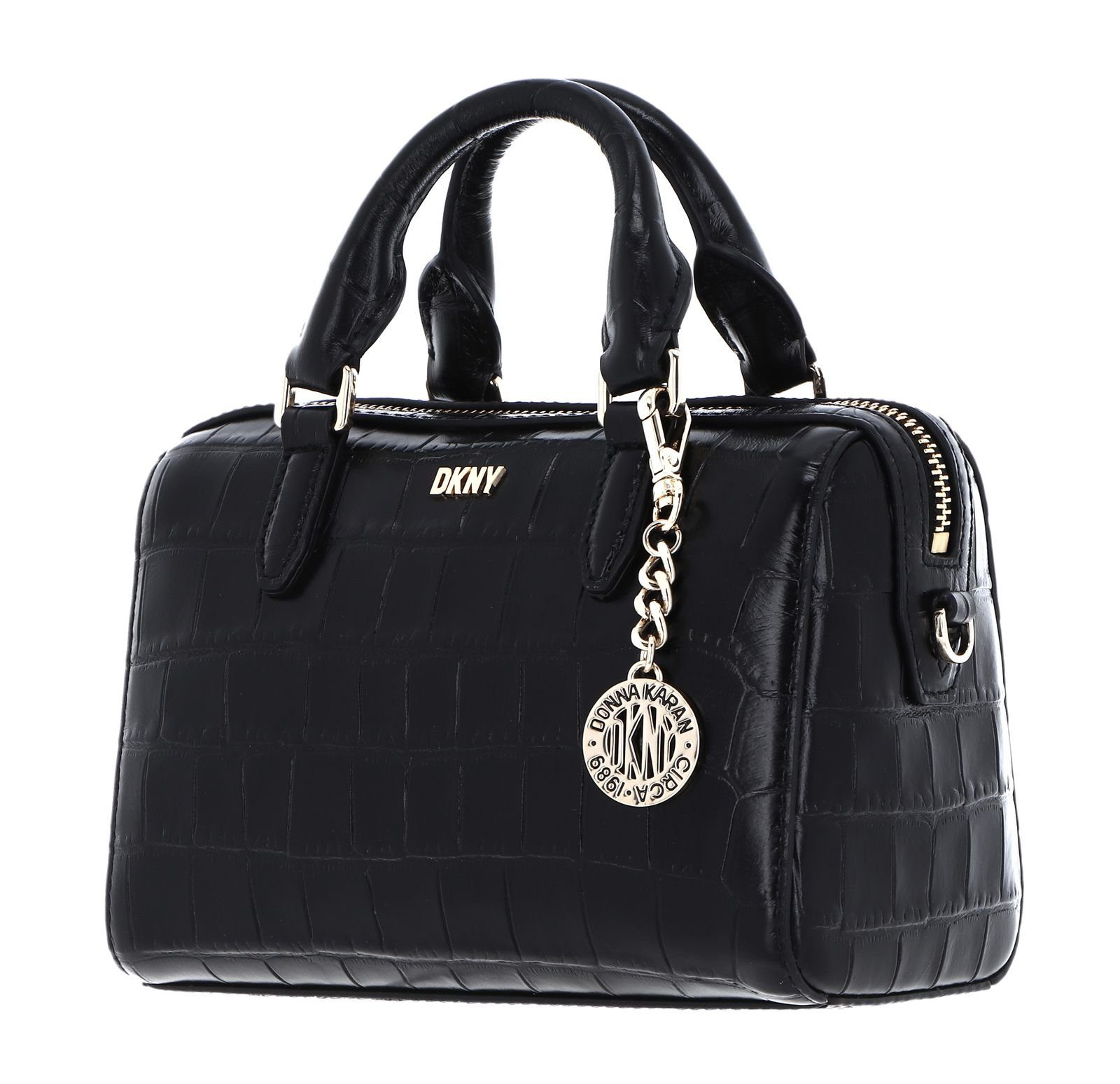 Black Bryant DKNY Croco Handtasche