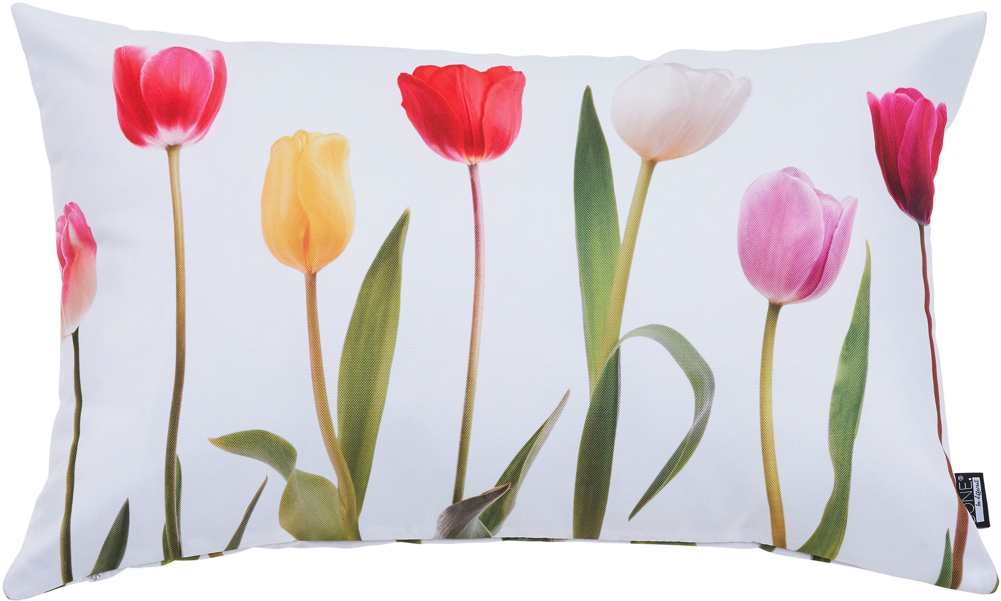 done.® Dekokissen Flora, beidseitig bedruckt