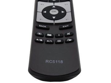 azurano RC5118 Fernbedienung (für TELEFUNKEN 4K UHD SmartTV aus 2016 - 2018 mit Direkttasten für)