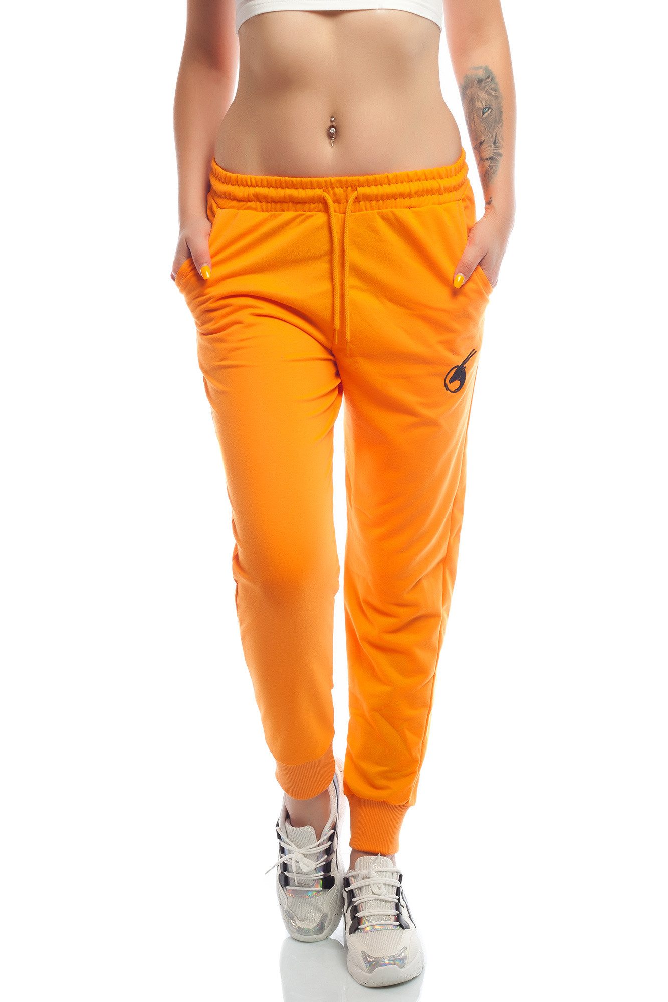 Bongual Relaxhose Basic Jogginghose mit Logostickerei günstig online kaufen