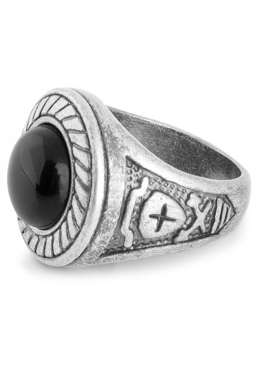 Akitsune Siegelring Mortis Ring Silber EU 57 - UK P - US 8