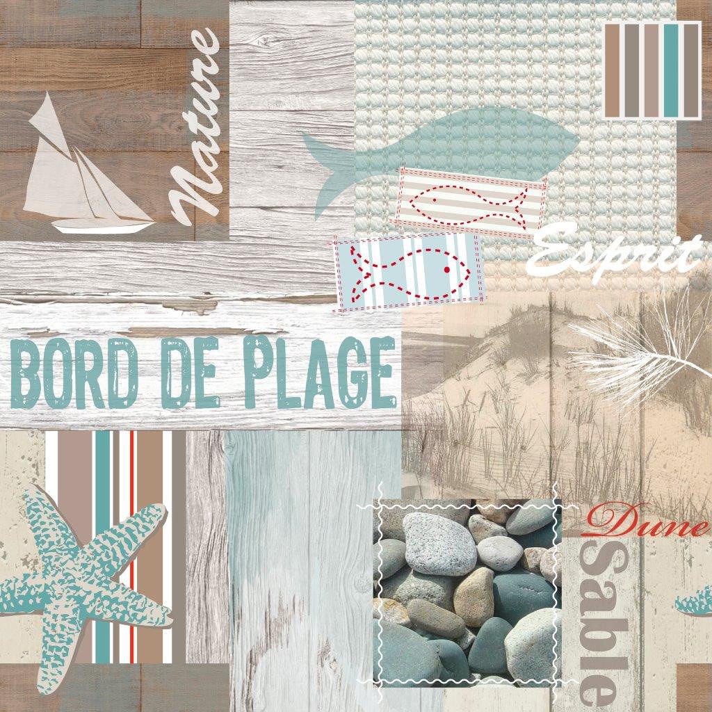 texpot Tischdecke Wachstuch Boot Wal Strand Seestern abwischbar (1-tlg)