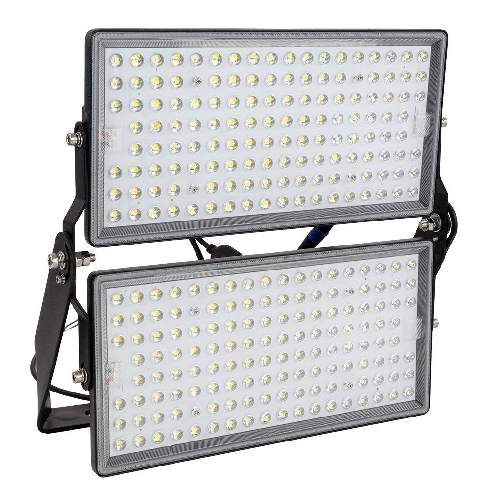 LUXULA LED Flutlichtstrahler LUXULA LED-Fluter 500W 5000K Neutralweiß LED Flutlichtstrahler Schwarz, LED fest integriert, Neutralweiß