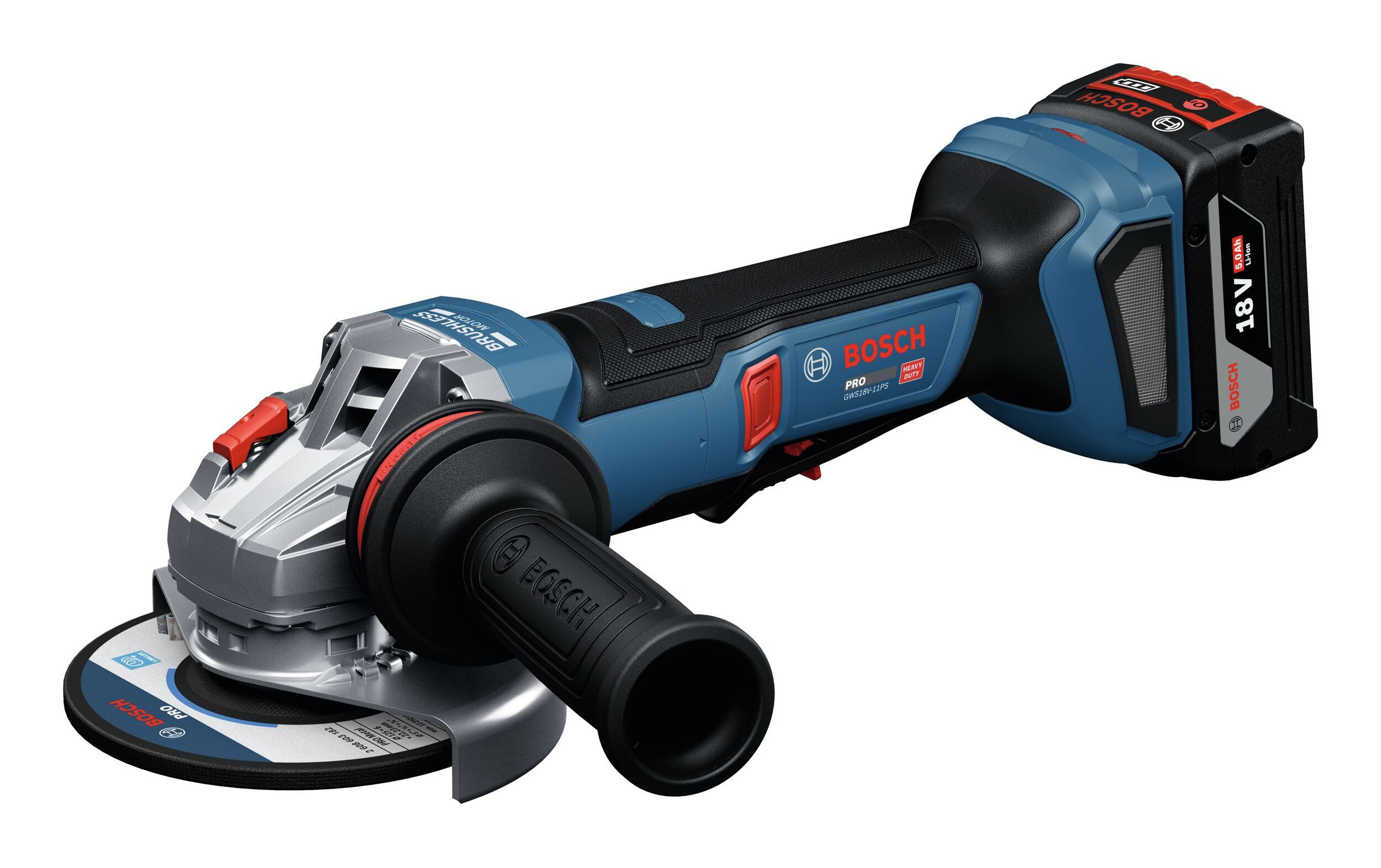 BOSCH Akku-Winkelschleifer GWS 18V-11PS, max. 9000 U/min, Ohne Akku - im Karton