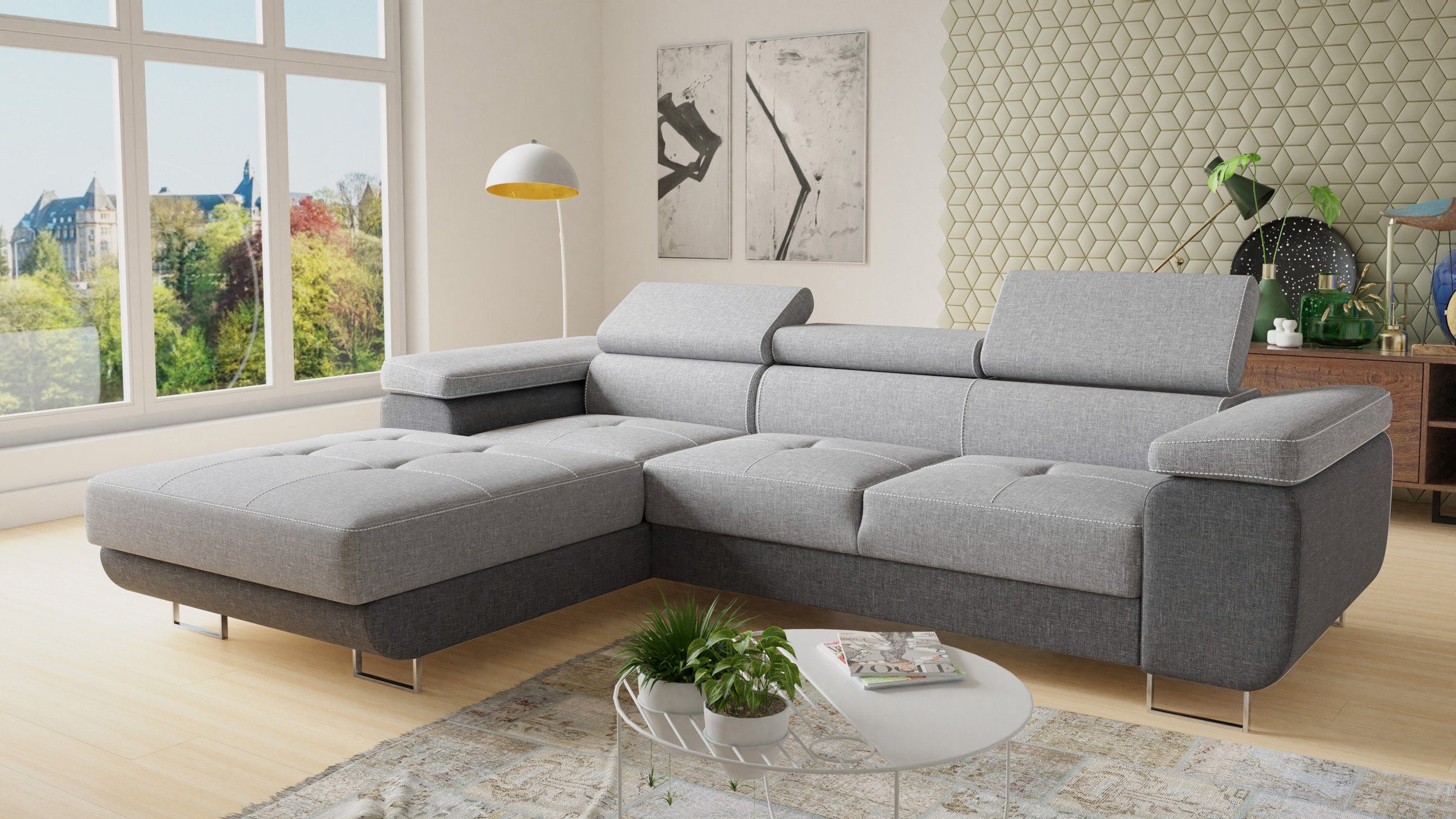 Sofnet Ecksofa Divo, mit Schlaffunktion und günstig online kaufen