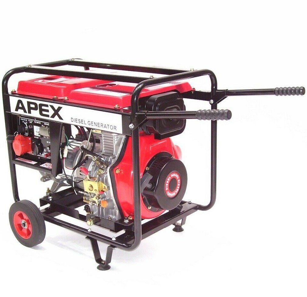 Apex Electric Start Diesel Generator 5500 400V 06281, (1-piece)