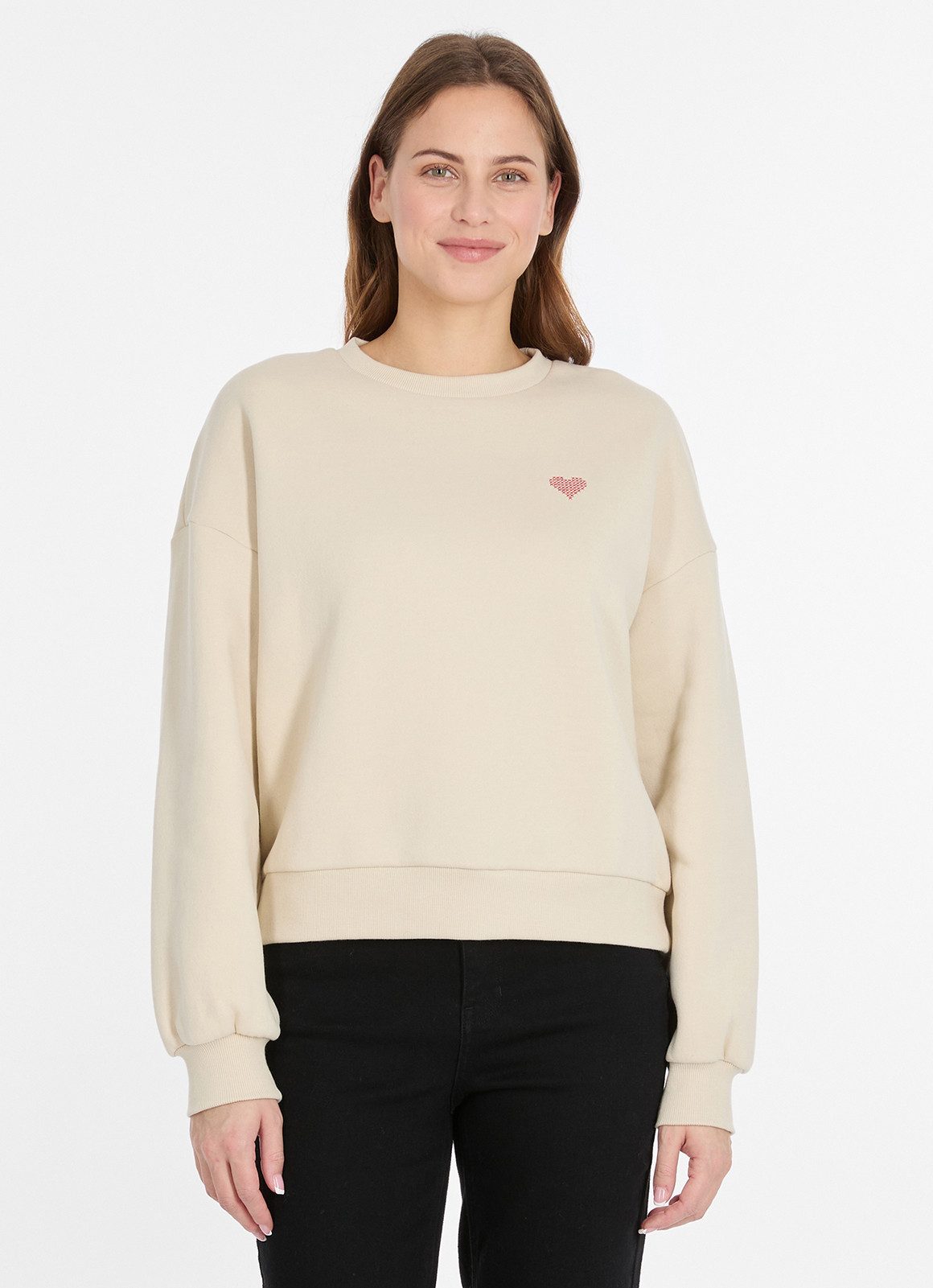 Ragwear Sweatshirt WUSS PP mit Rundhalsausschnitt, im lässigen Casual-Stil, normale Passform