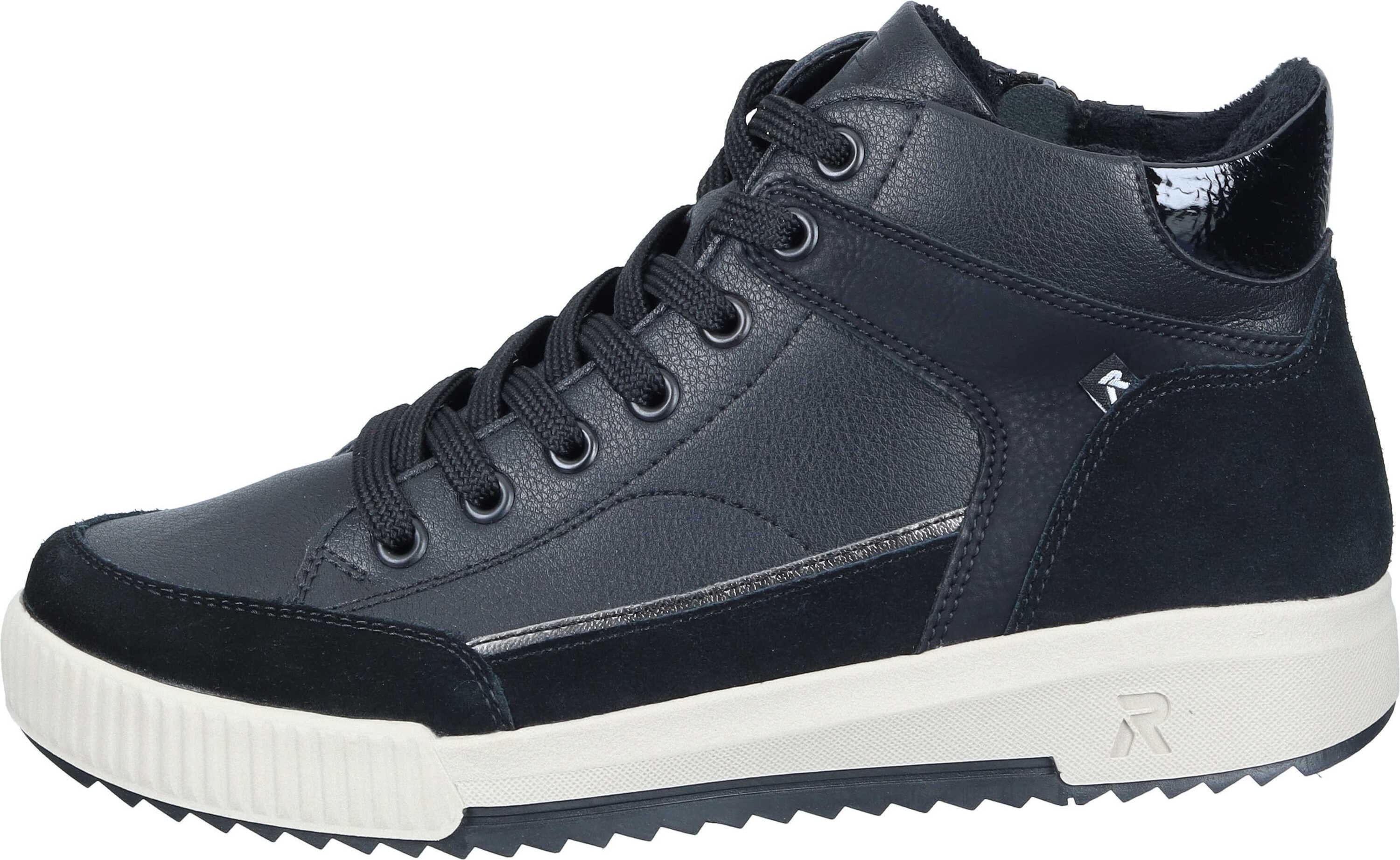 Rieker Stiefeletten Schnürstiefelette aus Velours/Leder günstig online kaufen