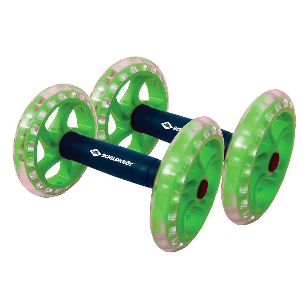 Schildkröt Bauchtrainer Bauchtrainer Fitness Dual Core Wheels, Trainiert die gesamte Rumpfmuskulatur
