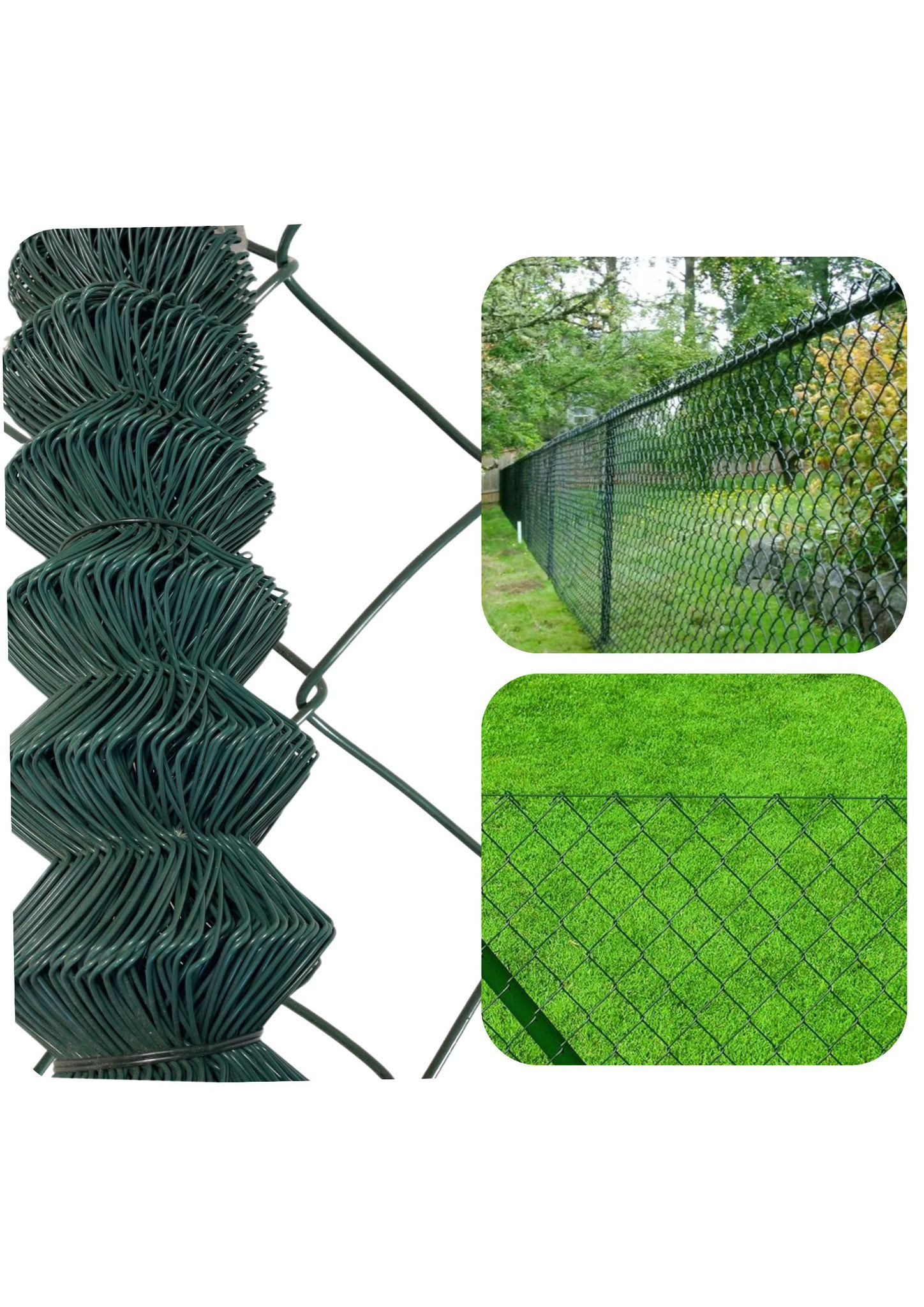 Thumbnail - VaGo-Tools Glasfasermatte VaGo Maschendrahtzaun Gartenzaun 1mx25m 60x60mm