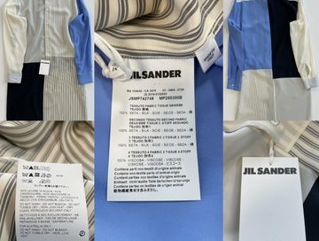 JIL SANDER Hemdblusenkleid JIL SANDER MENS SILK KAFTAN LONG SHIRT DRESS THOBE JUBBA LANG HEMD KLE