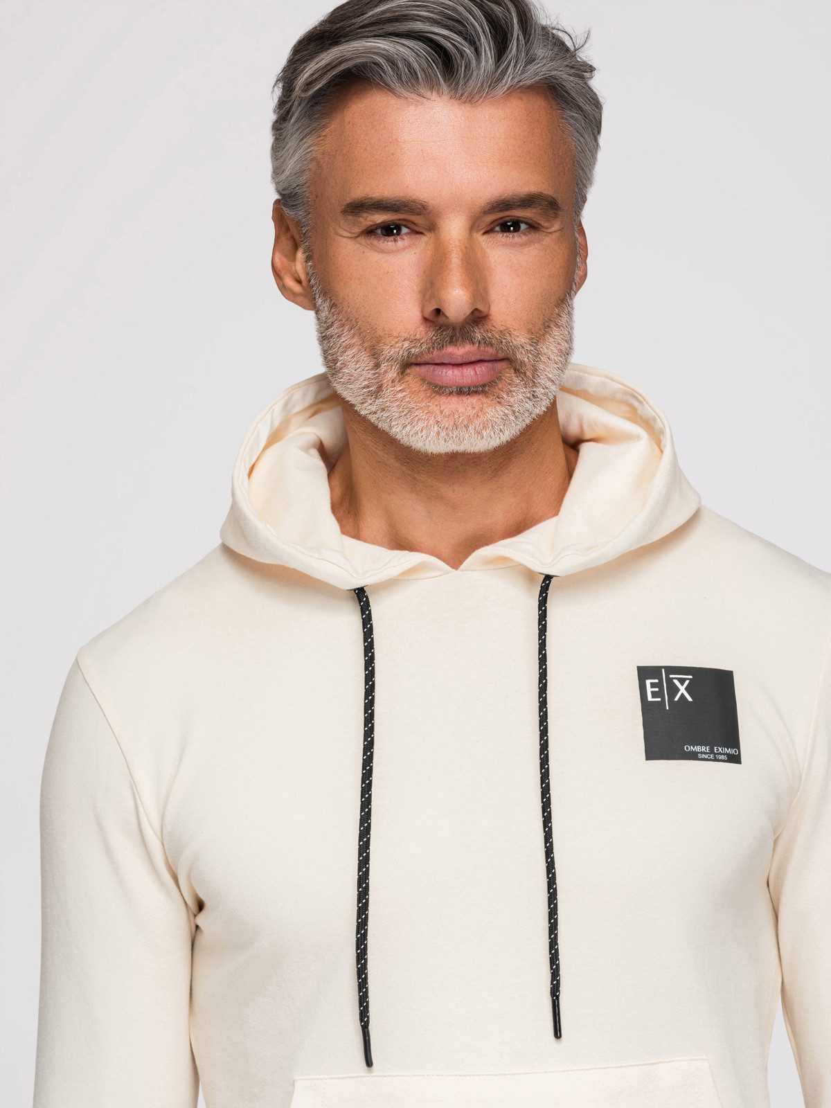 OMBRE Kapuzenshirt Herren Känguru-Sweatshirt mit Kapuze