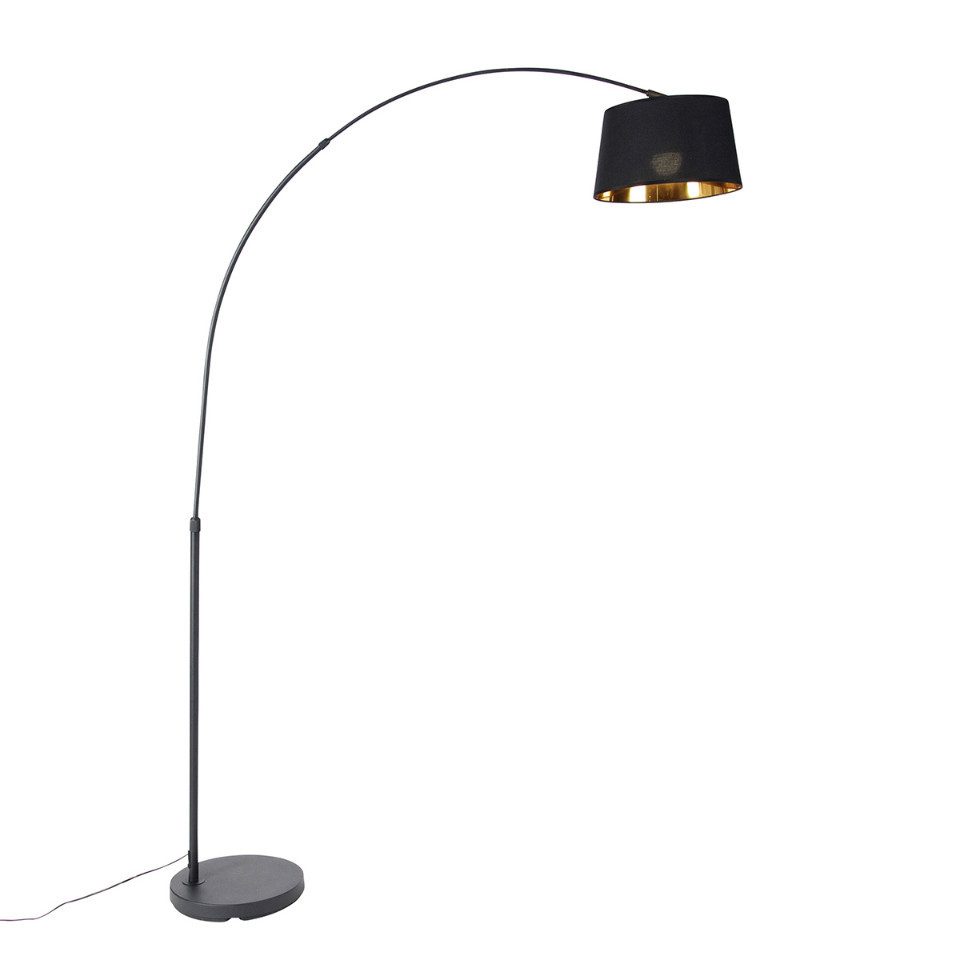 Qazqa Stehlampe Arc, LED wechselbar, E27, günstig online kaufen