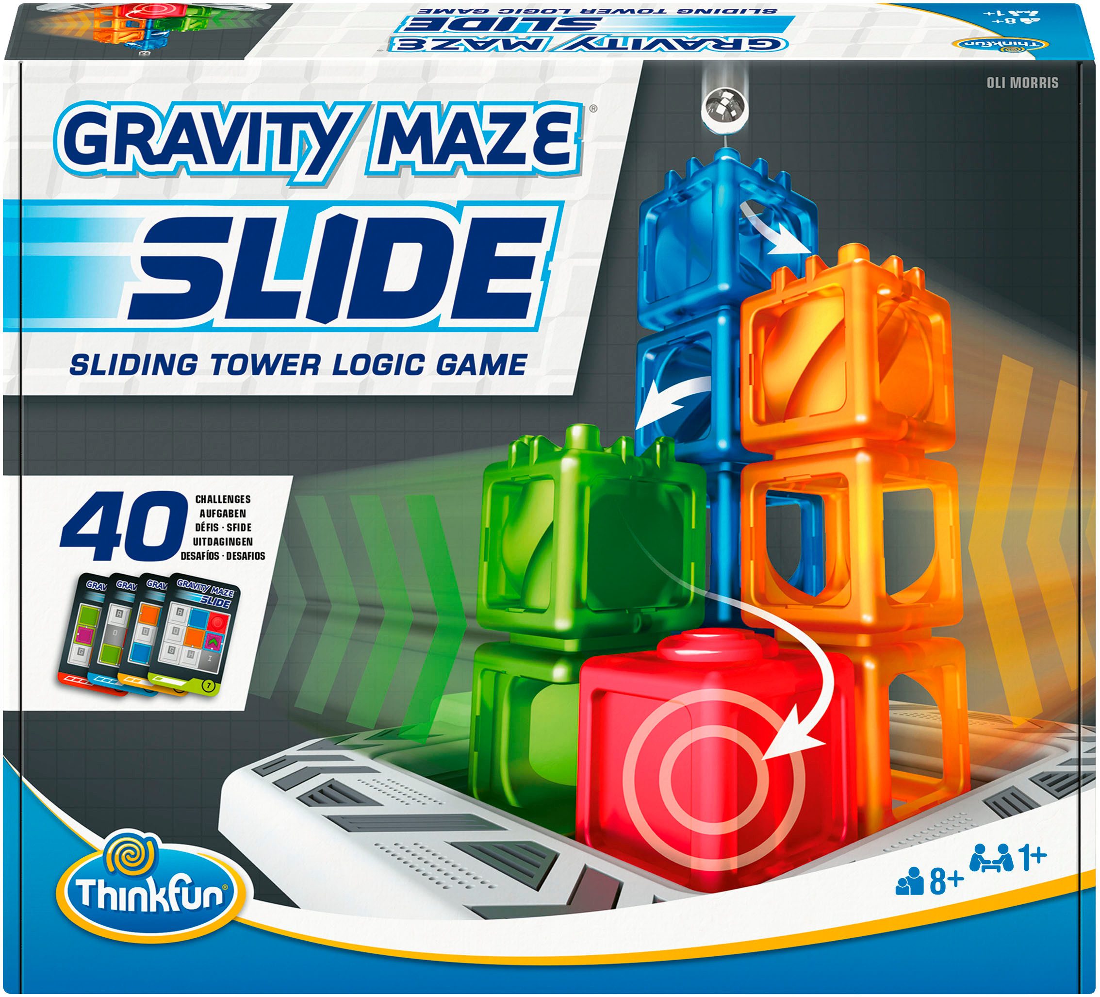 Thinkfun® Spiel ThinkFun Gravity Maze Slide, Logikspiel