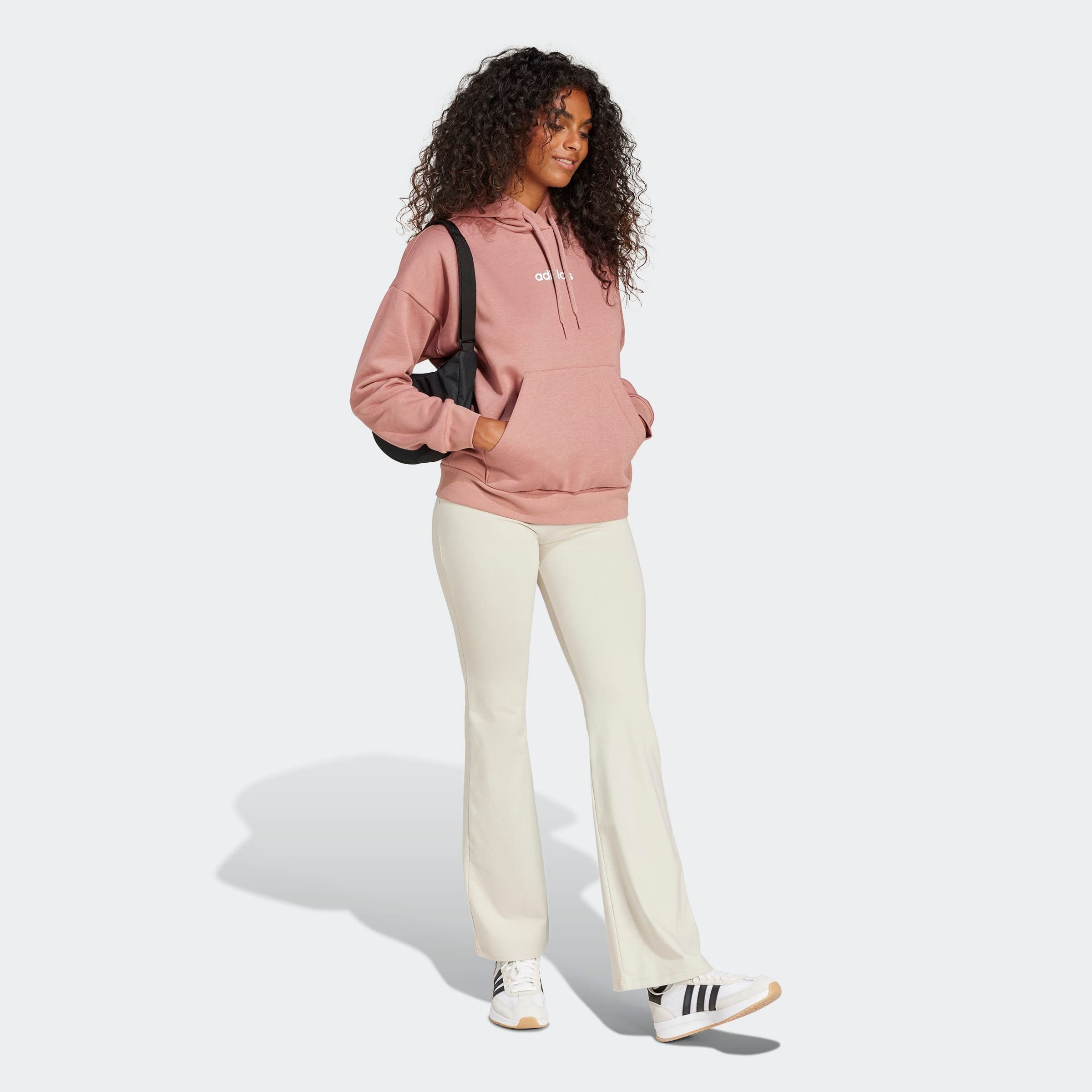 adidas Sportswear Leggings ESSENTIALS SMALL LOGO FLARED Hoher Bund, ausgestellte Beinform – Bild 5 von 5