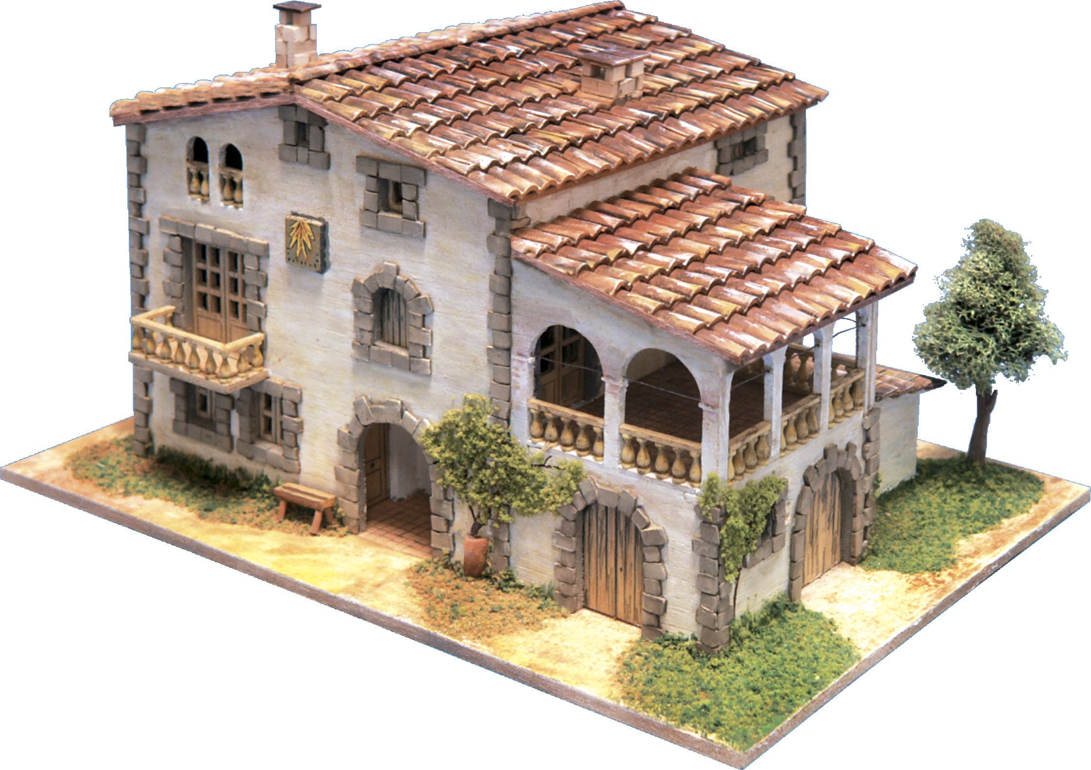 Domus Kits Modellbausatz Emporda, Maßstab 1:60, (Modellbausatz, 637-tlg., Architekten Haus), Made in Europe