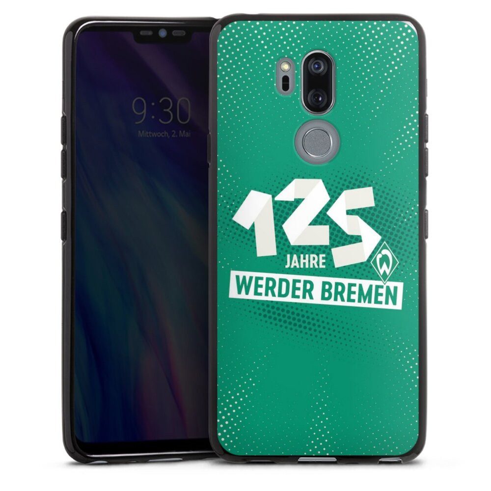 DeinDesign Handyhülle 125 Jahre Werder Bremen Offizielles Lizenzprodukt, LG G7 ThinQ Silikon Hülle Bumper Case Handy Schutzhülle