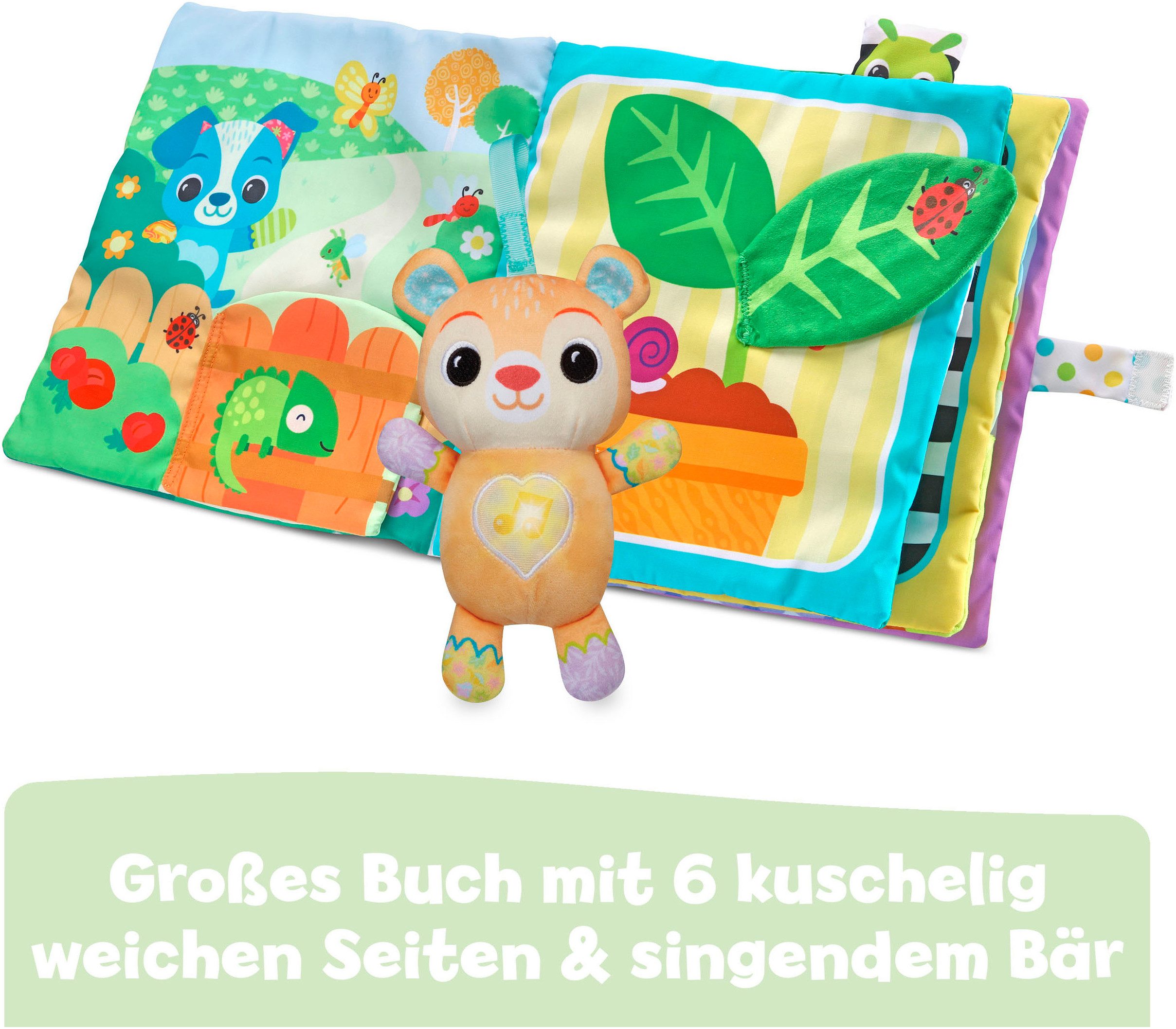 Vtech® Stoffbuch Vtech Baby, Mein großes Plüschbuch, mit Licht- und Soundeffekt