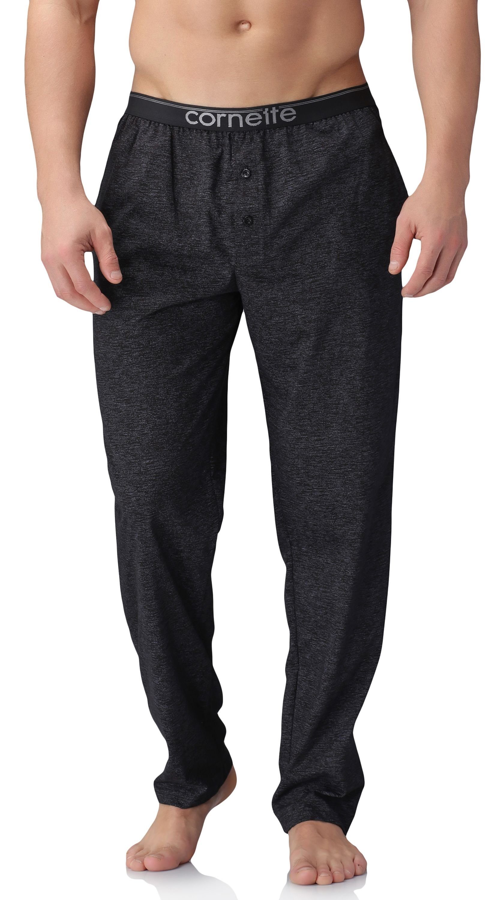Cornette Pyjamashorts Herren Schlafanzugshose CR099 (1-tlg) elastischer Bund Muster-148301