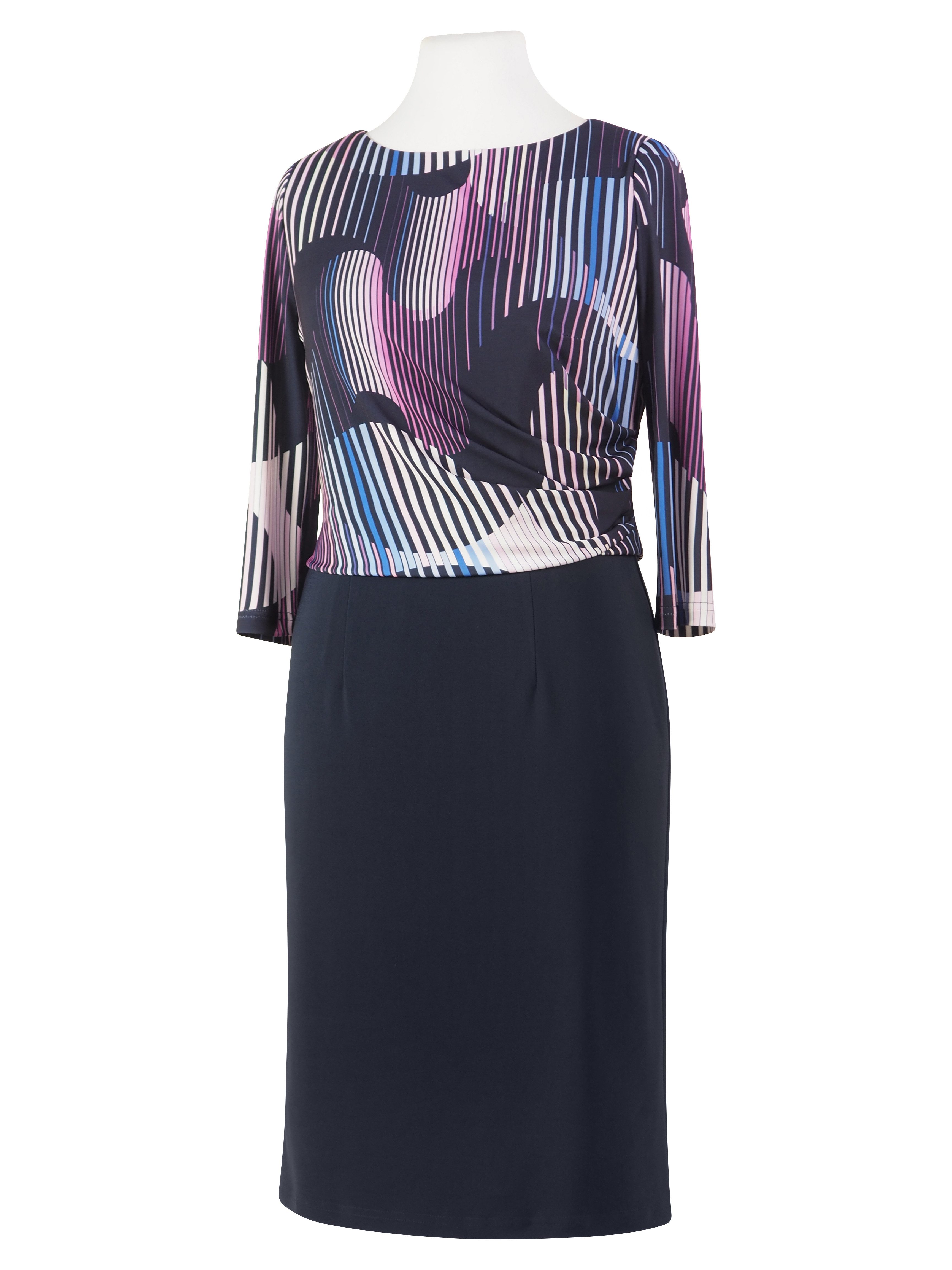 HERMANN LANGE Collection Druckkleid in 2-teiliger Optik