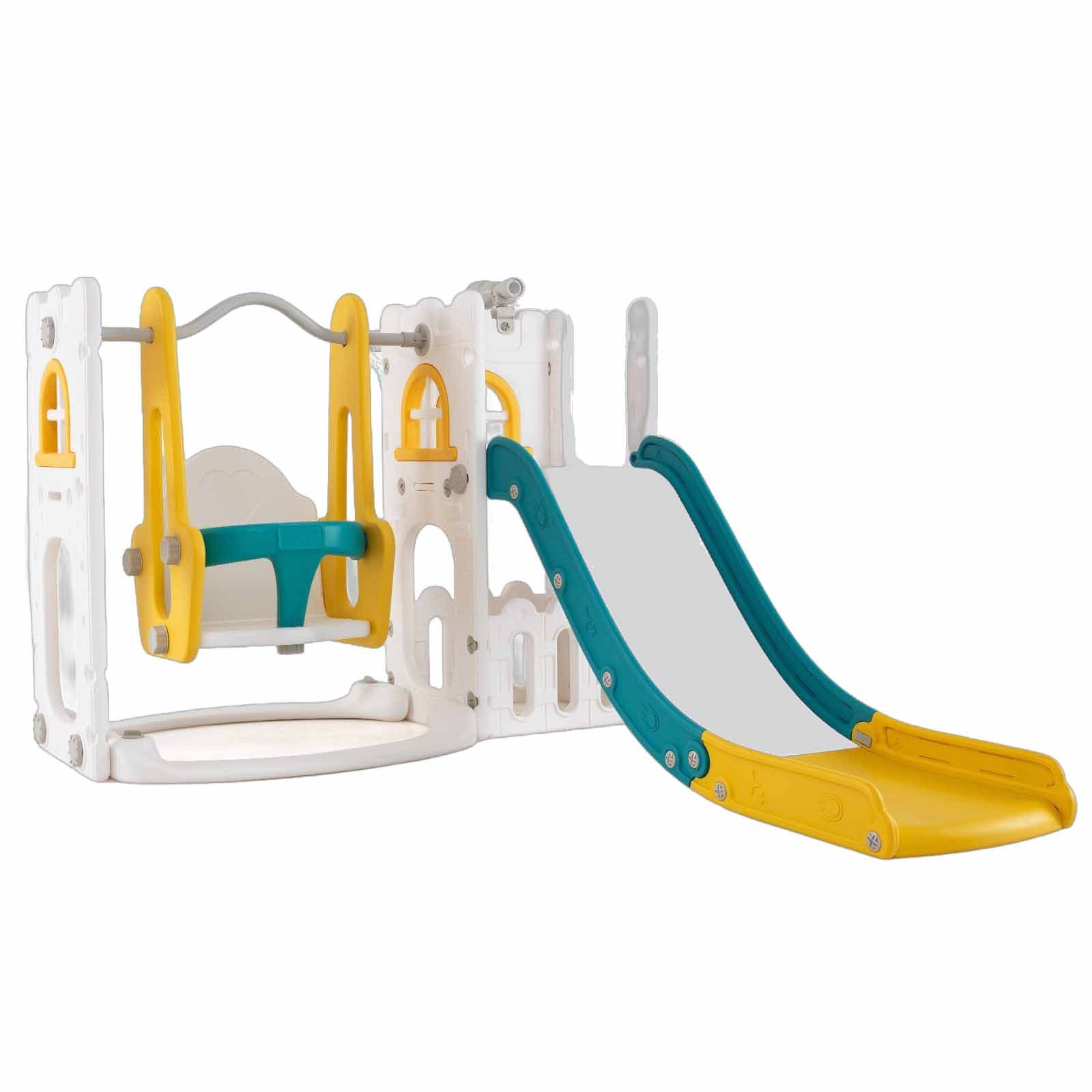 COSTWAY Rutsche, 7-in-1-Kinderrutsche für indoor und outdoor, ab 1 Jahr