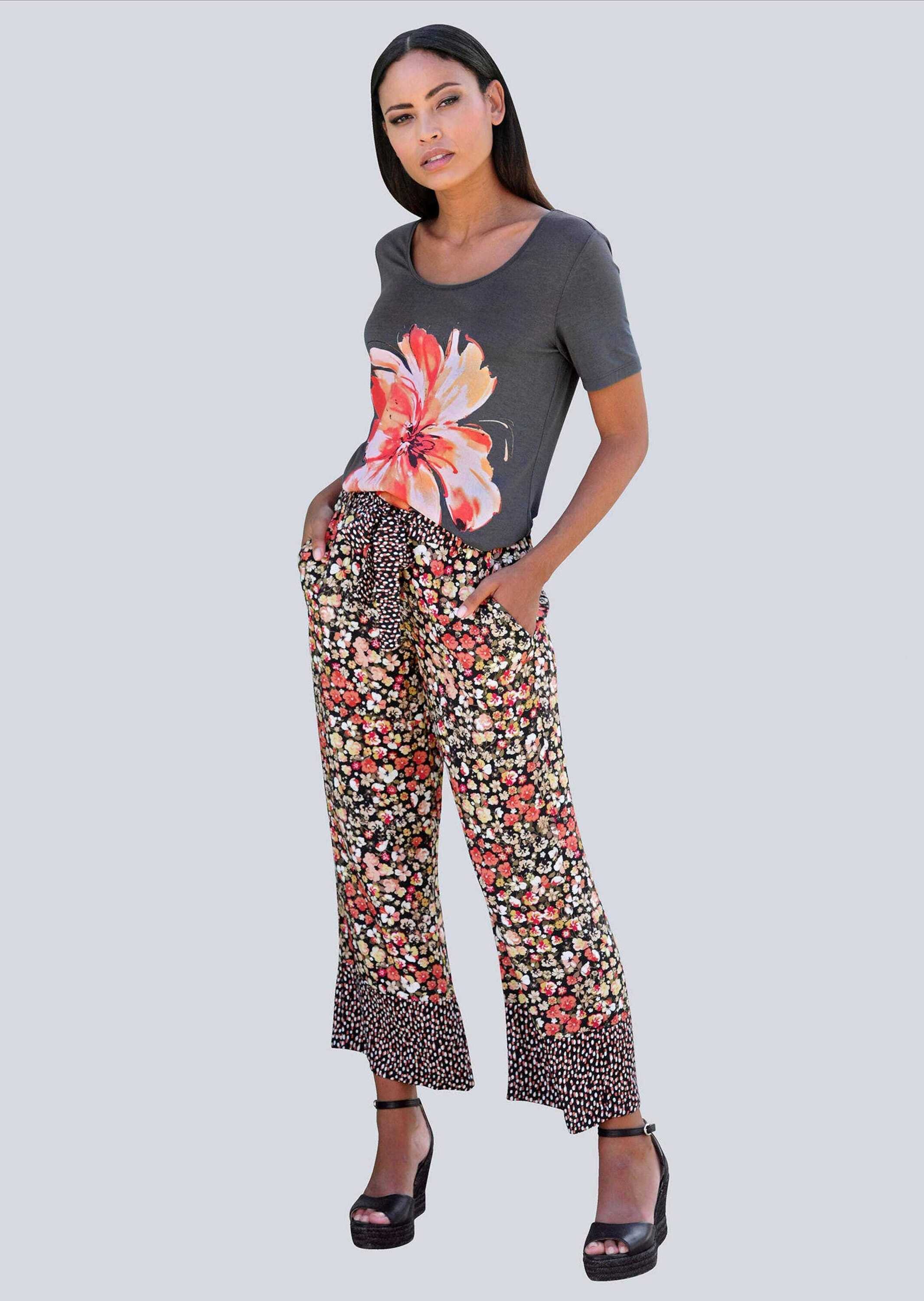 Alba Moda Strandhose Strandhose mit getupften günstig online kaufen
