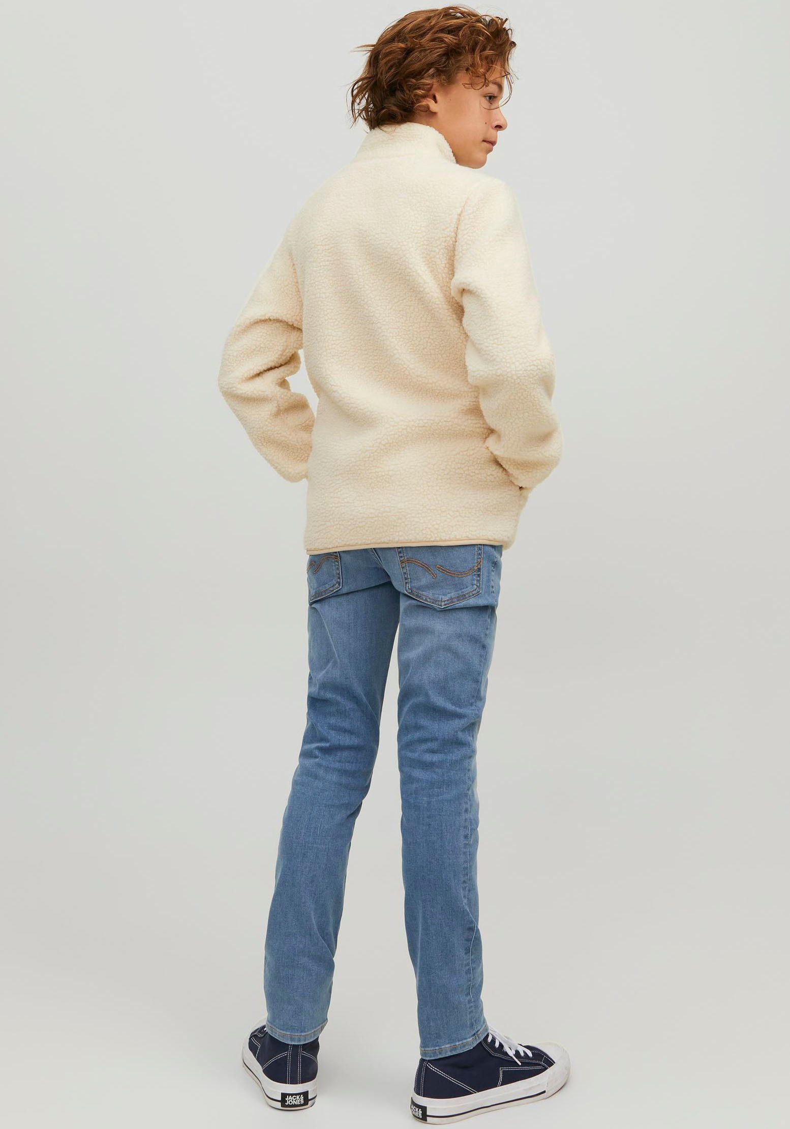 Junior light Slim-fit-Jeans blue Jack Jones JJGLENN denim & JJORIGINAL