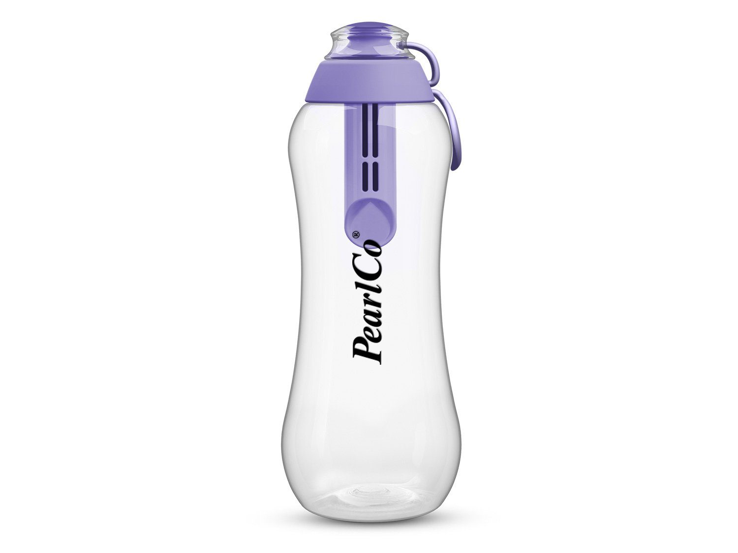 PearlCo Trinkflasche PearlCo Mit lila Filter Liter Trinkflasche 0,7