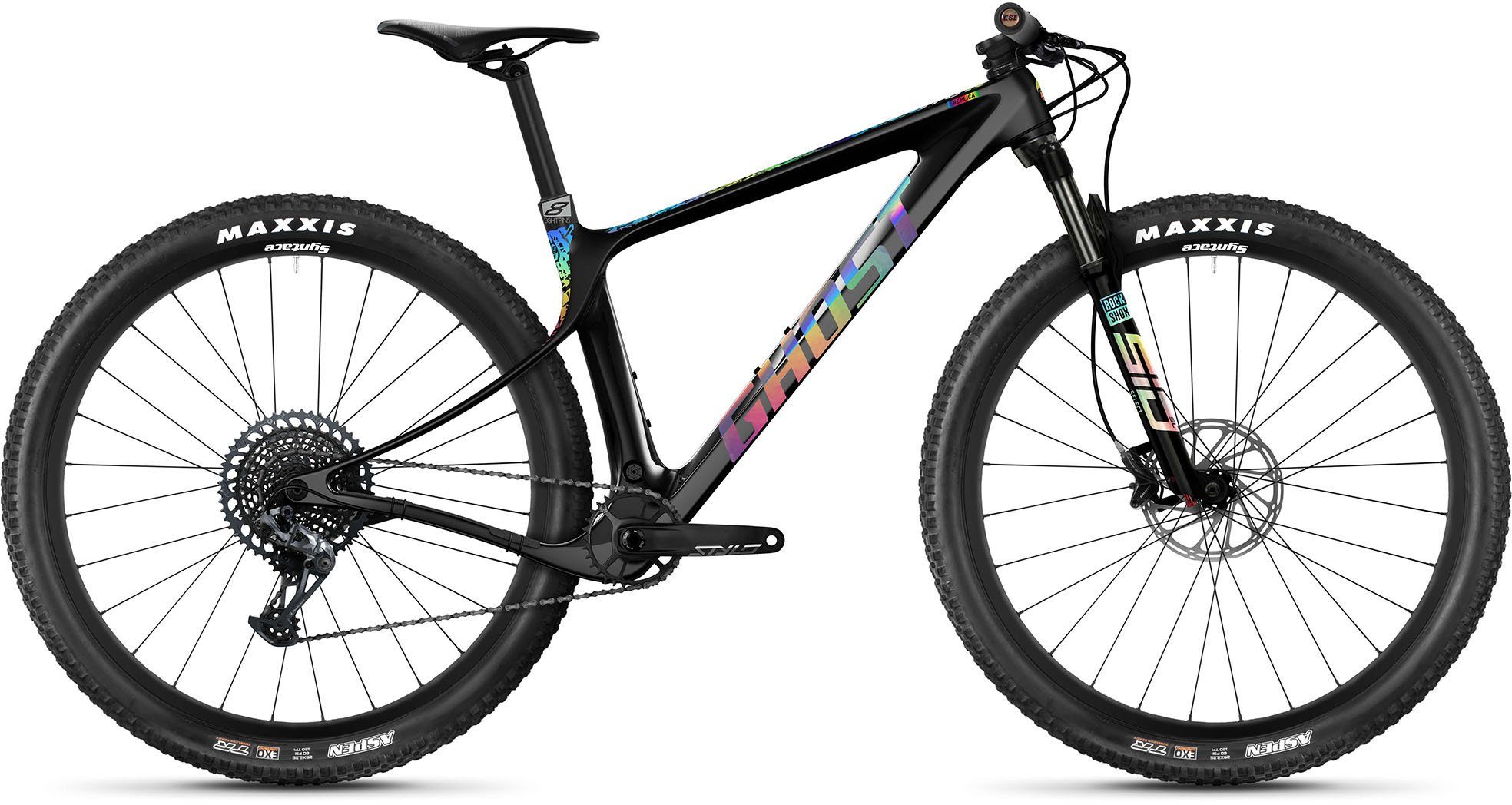 Ghost Mountainbike Lector SF UC Replica, 12 Gang SRAM X01 Eagle Schaltwerk, Kettenschaltung, für Damen und Herren, Kettenschaltung