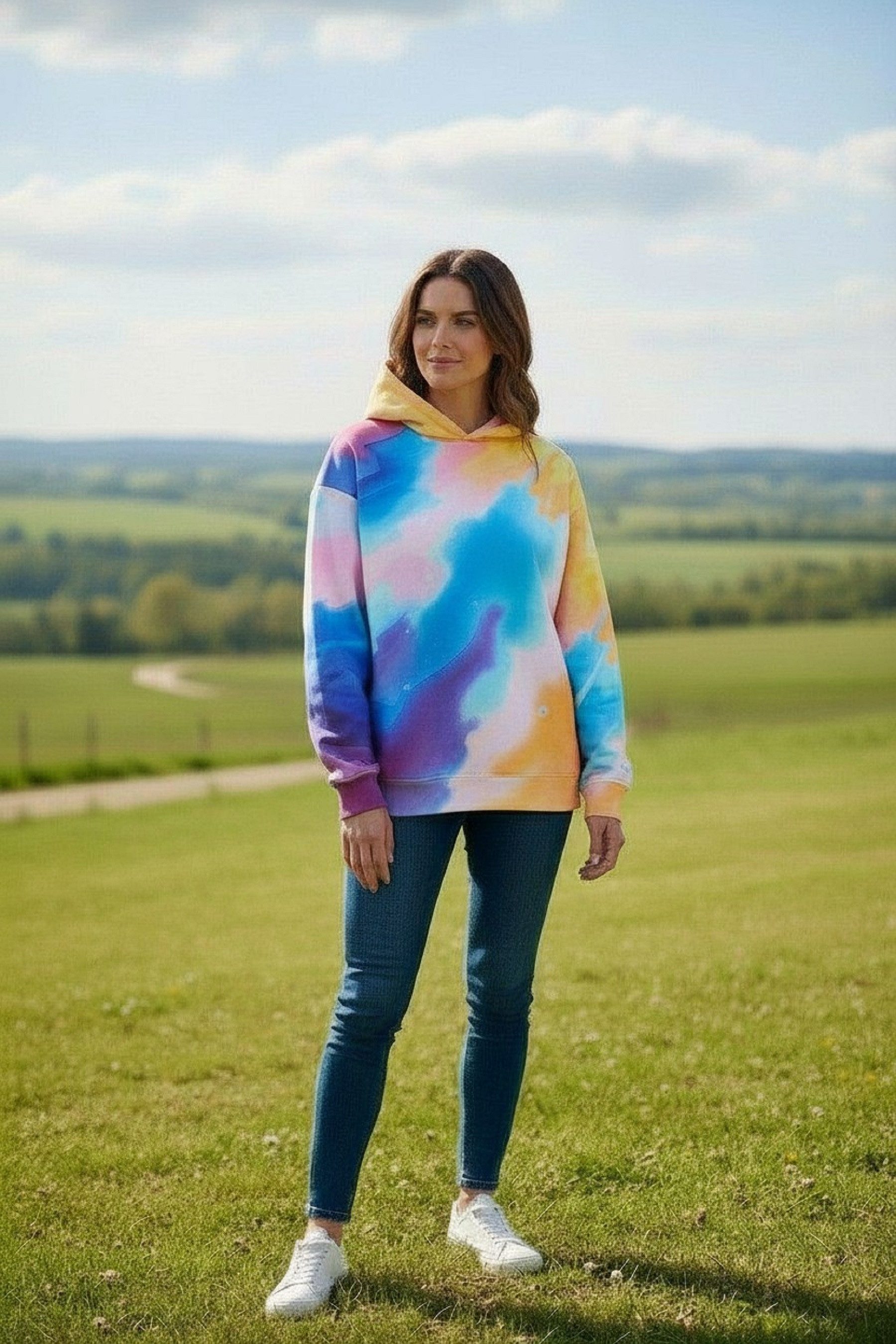 salzhaut Hoodie AFFBACKERS Damen Oversized salzhaut Kapuzenpullover – bequemer Fit und nordisch klares Design