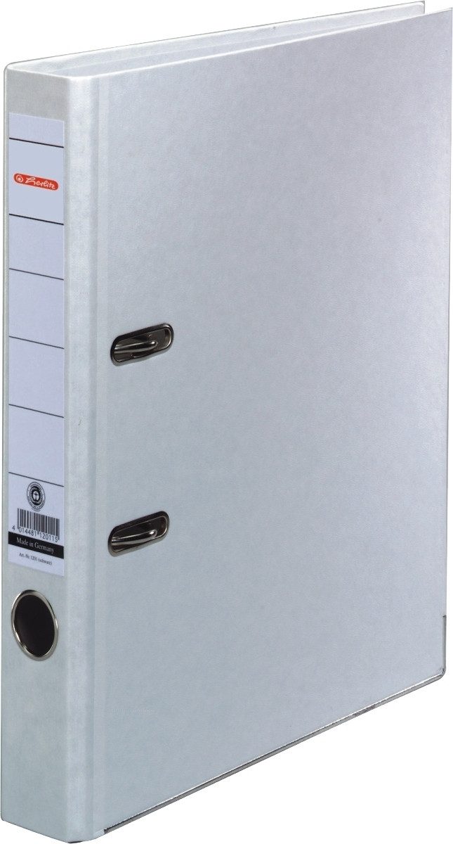Herlitz Aktenordner Ordner A4 maX.file nature plus 50mm weiß
