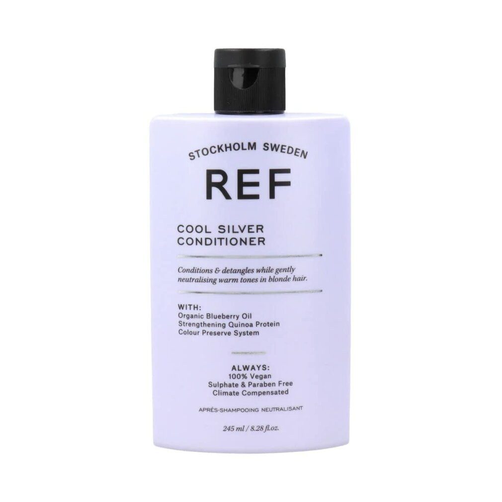 REF Haarspülung Balsam pentru par Cool Silver, Par alb/blond/decolorat, 245ml