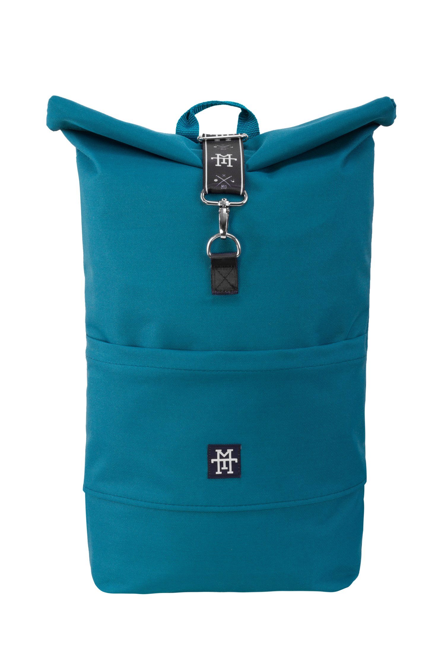 Manufaktur13 Tagesrucksack Roll-Top Backpack - Rucksack mit Rollverschluss, wasserdicht/wasserabweisend, verstellbare Gurte Petrol Taped Edition