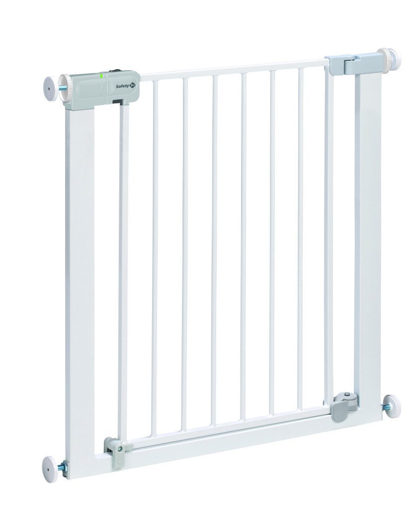 Safety 1st Türschutzgitter Safety 1st Türschutzgitter Auto Close, Ausziehbares Schutzgitter, Klem, Schließt automatisch 4-Punkt Pressure Fit Secure Tech® Öffnung in e…