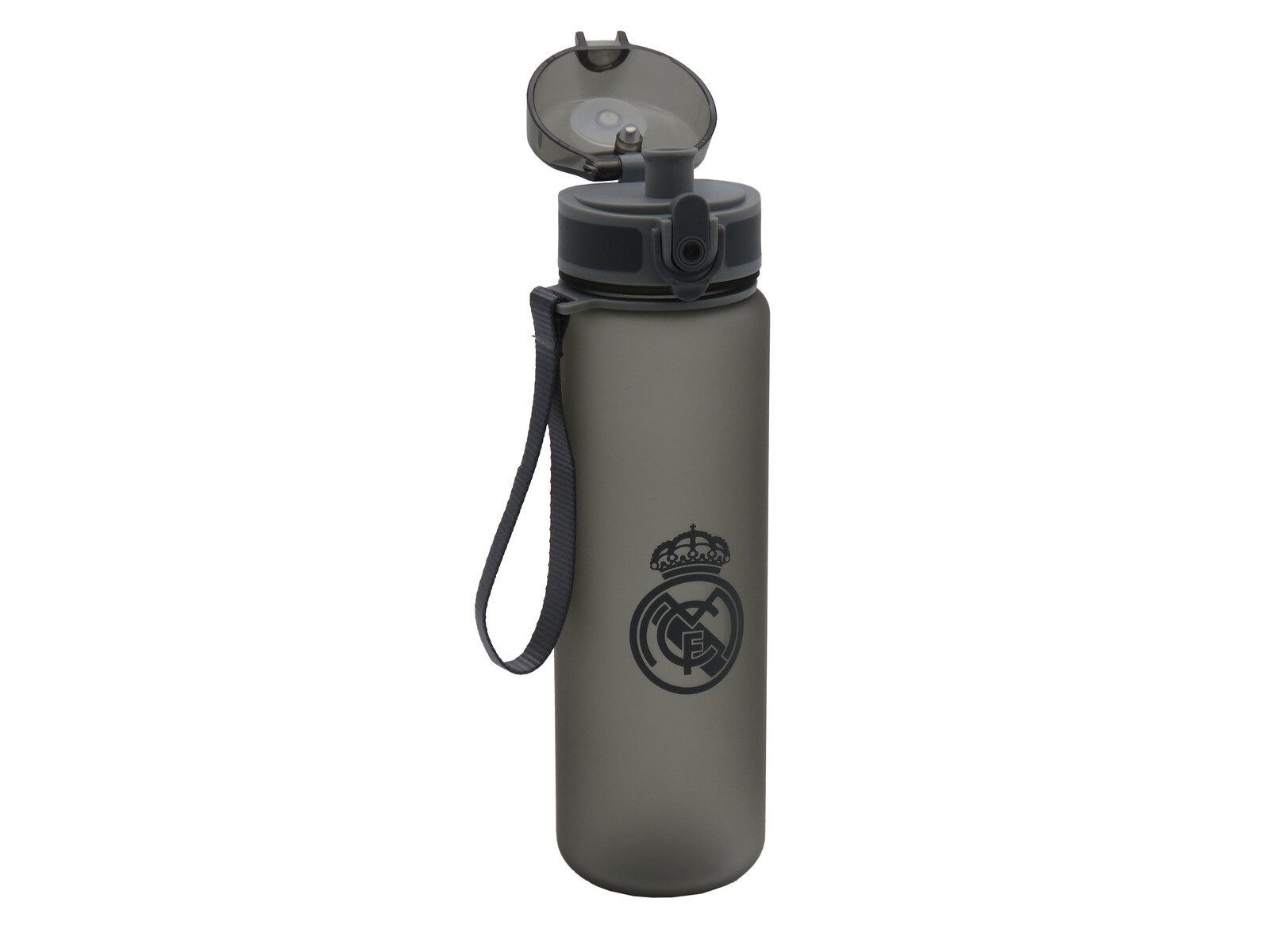Real Madrid Trinkflasche Sportflasche 650 ml mit Trinkverschluss und Trageschlaufe