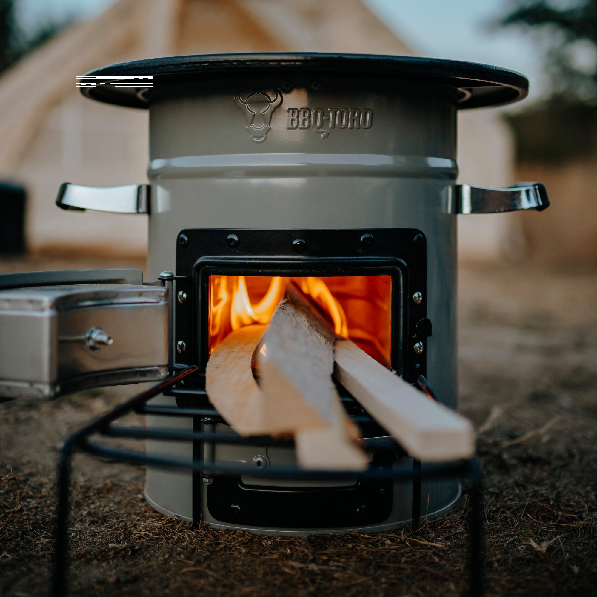 BBQ-Toro Feuerstelle Raketenofen RAKETE #2, grau, Rocket Stove für Dutch Ov günstig online kaufen