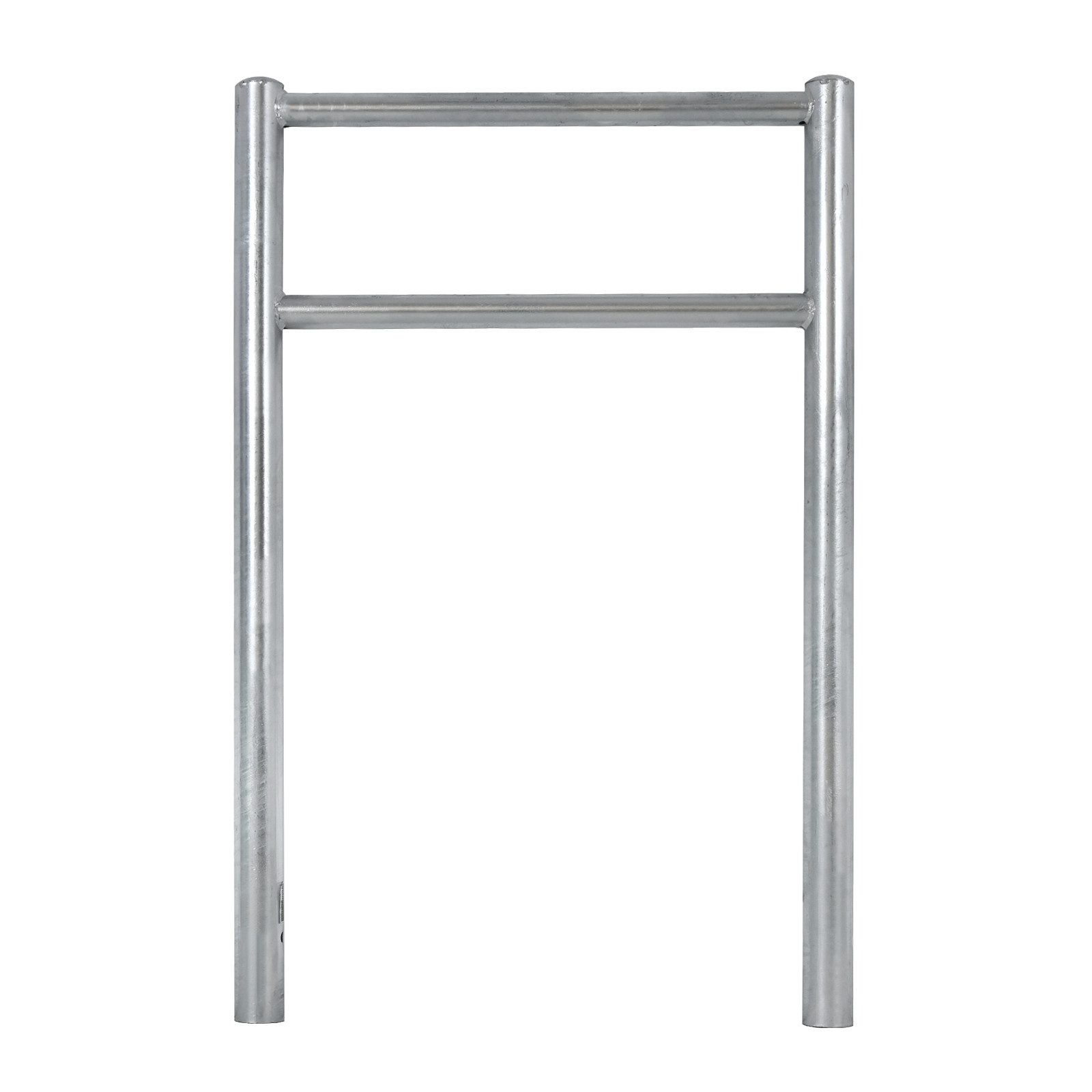 TRUTZHOLM Fahrradständer Fahrradanlehnbügel mit Knieholm 115x75 cm Stahl feuerverzinkt Ø 60 mm, zum Einbetonieren, Typ H