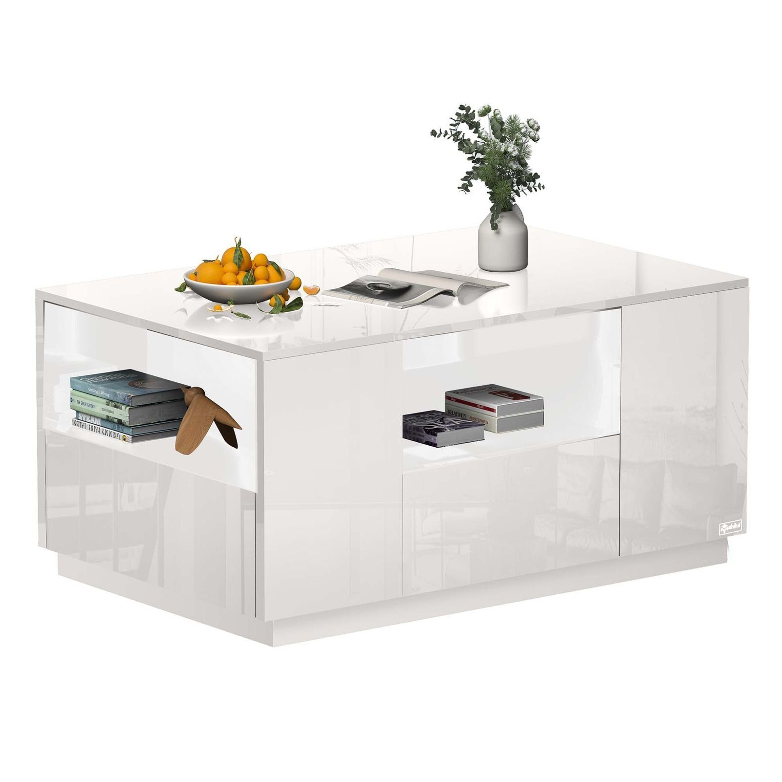Makika Ablagetisch Design Couchtisch LED mit günstig online kaufen