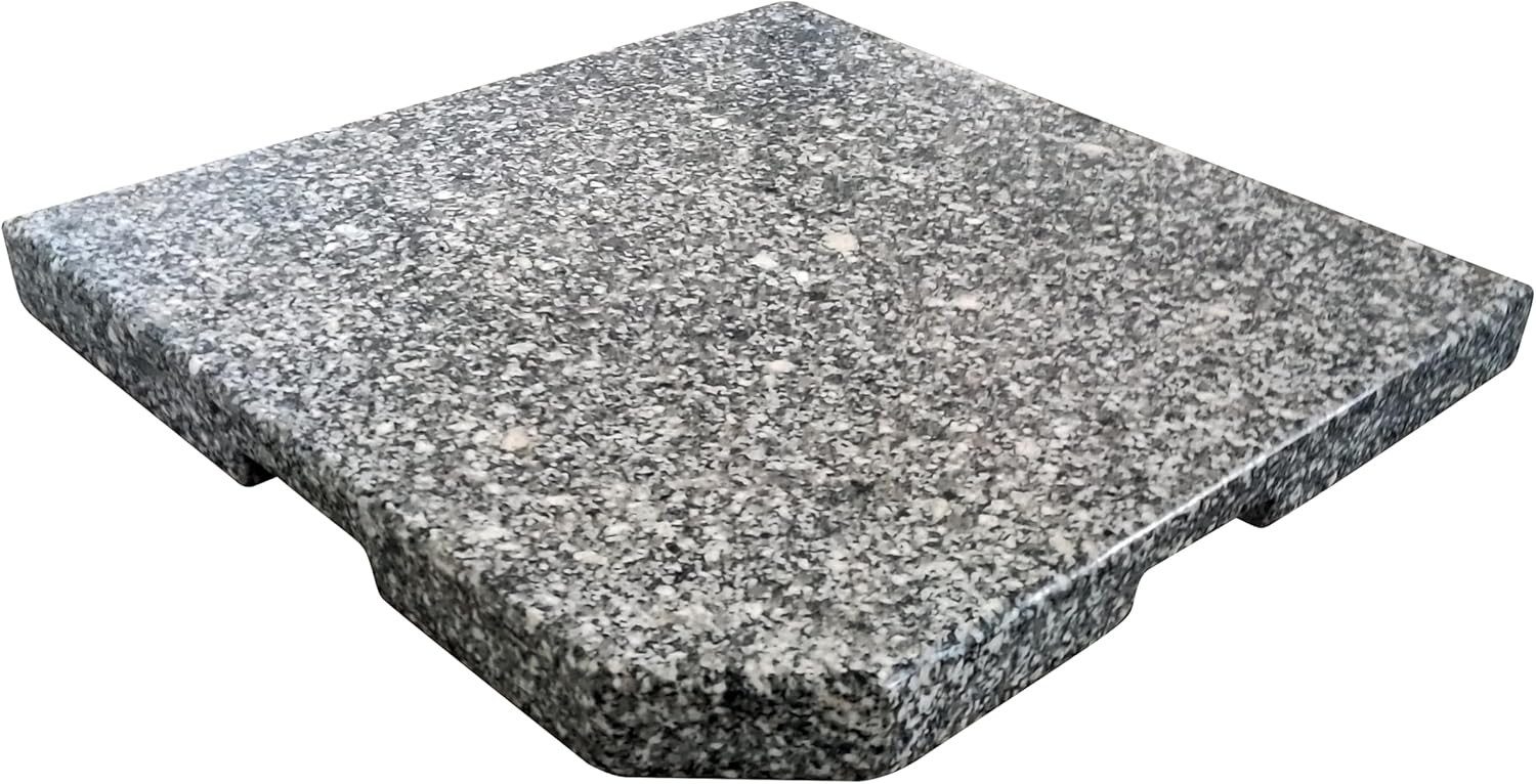 Gardissimo Schirmständer-Platte Granit Beschwerer Platten New Rock 4 x 30 kg Sonnenschirm Ampelschirm, Apmelschirme, Sonnenschirme, Kreußfußständer, (Spar-Set, 4-tlg., 4 Platten), 4 Stück / wetterfest / langlebig