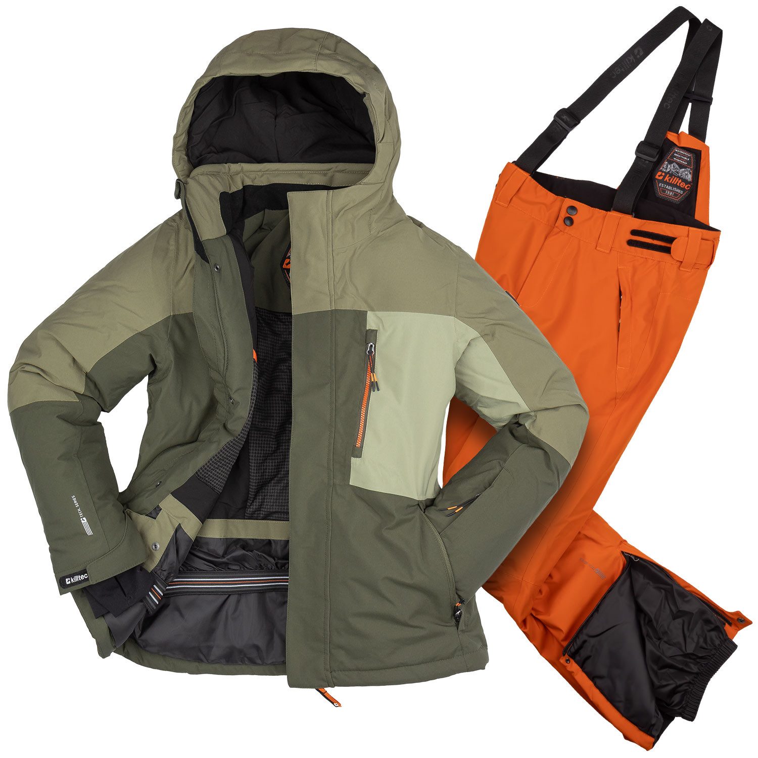 Killtec Skianzug für Jungen Alpin Skijacke + Skihose, wasserdicht - winddicht - atmungsaktiv - mit Schneefang