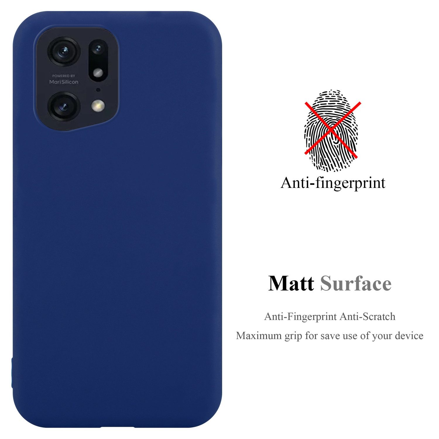 Cadorabo Handyhülle für Oppo FIND X5 PRO Hülle Oppo FIND X5 PRO, Flexible TPU Silikon Handy Schutzhülle - Hülle - ultra slim