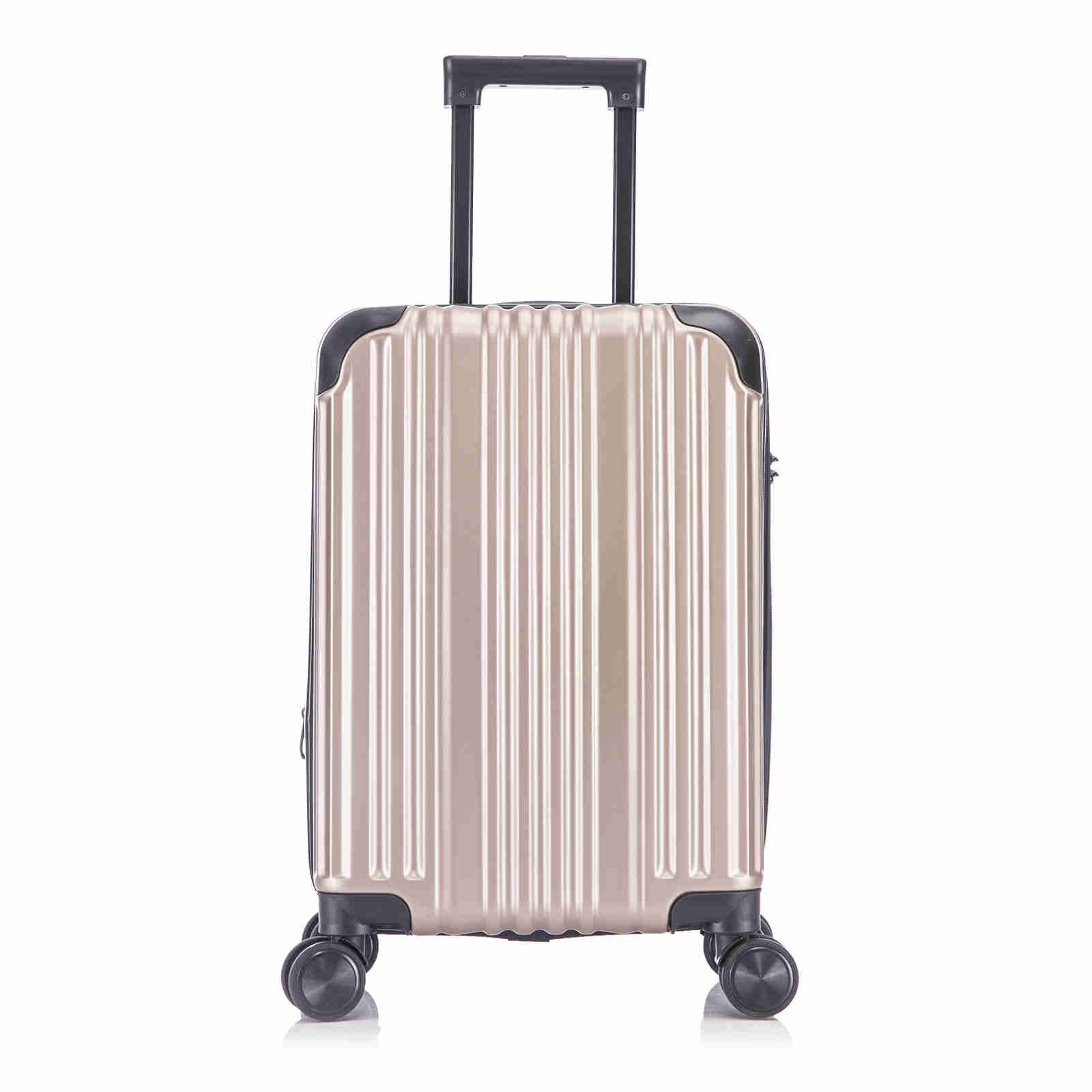 interGo Hartschalen-Trolley Reisekoffer mit 4 Rollen günstig online kaufen