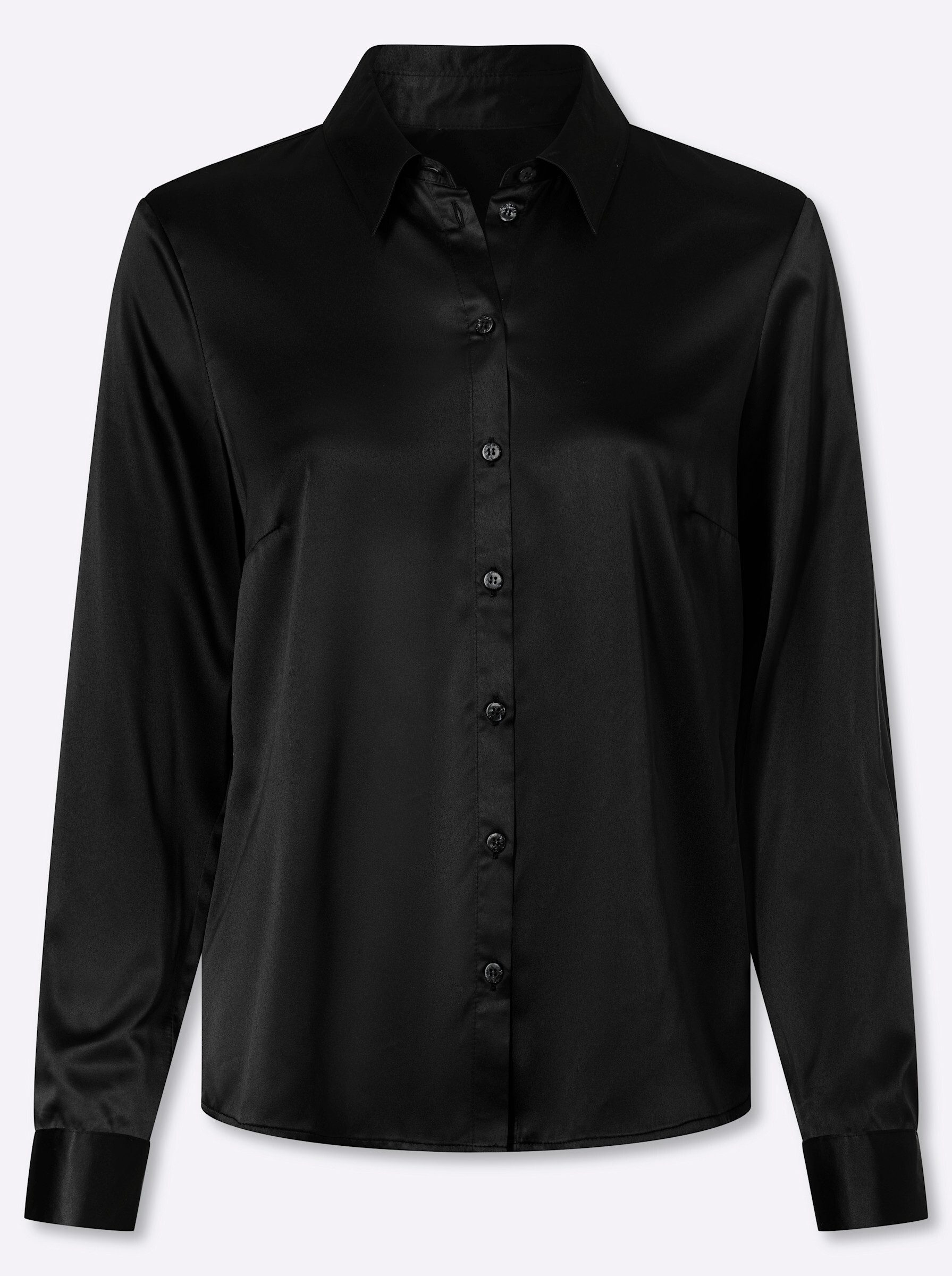 Klassische Bluse Bluse Langarm