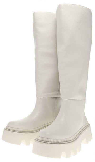 Buffalo FLORA BOOT Beige Stiefel Veganer Damenstiefel