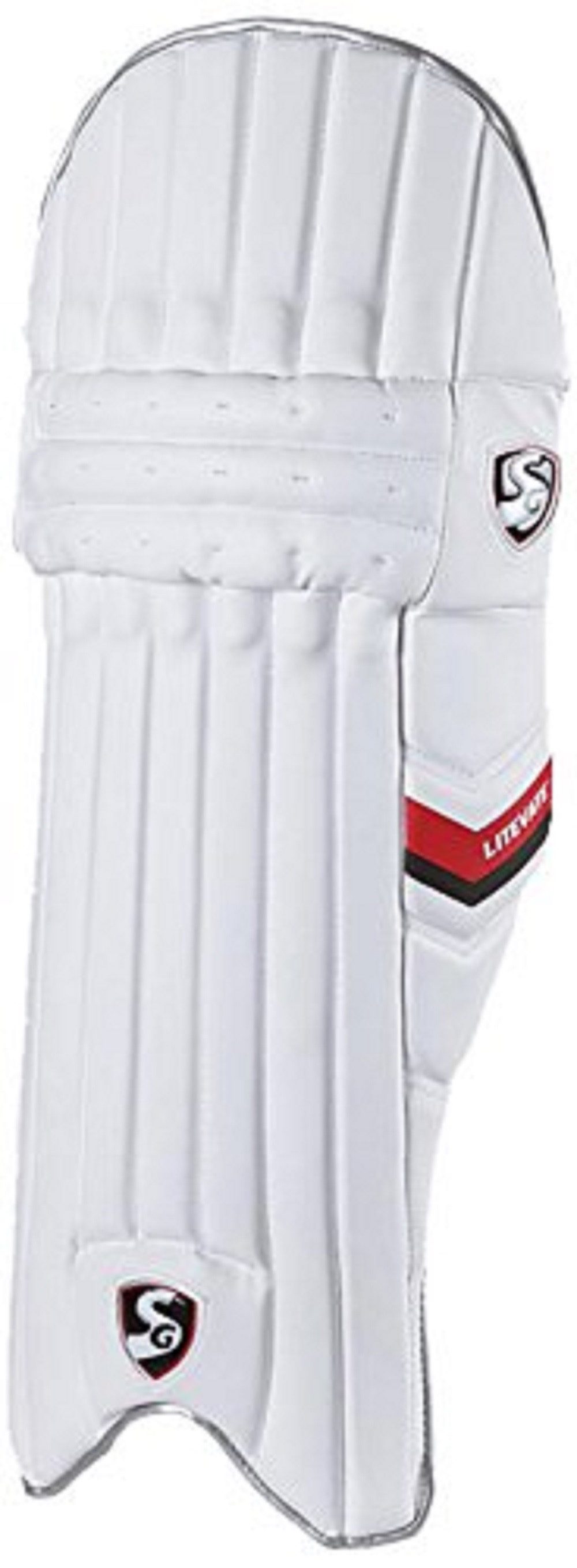 SG Protektoren-Set SG Litevate Batting-Beinschutz für Männer und Jungen (Paketkomponenten: 1 Paar Beinschützer, Verschlussart: Klettverschluss), Feuchtigkeitsableitendes Material